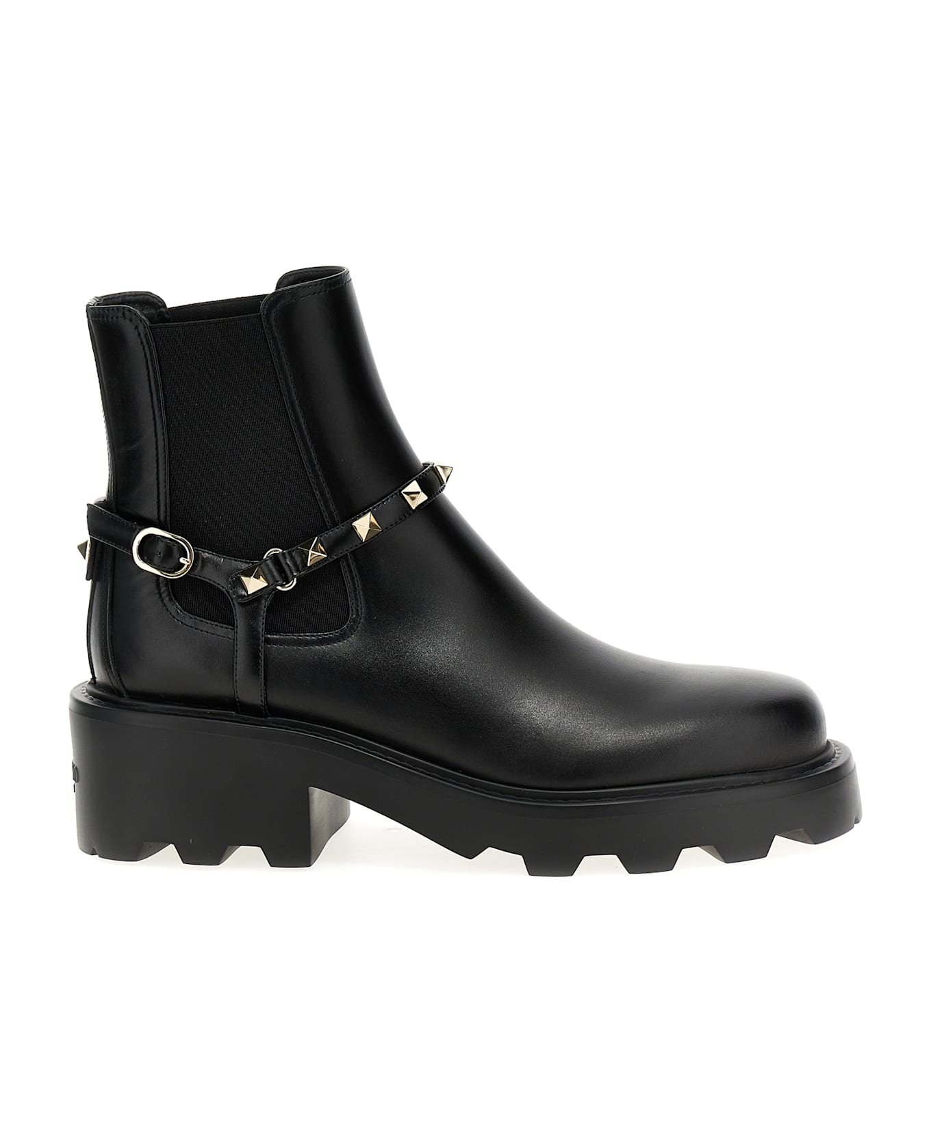 Valentino Garavani 'rockstud' Ankle Boots - Black