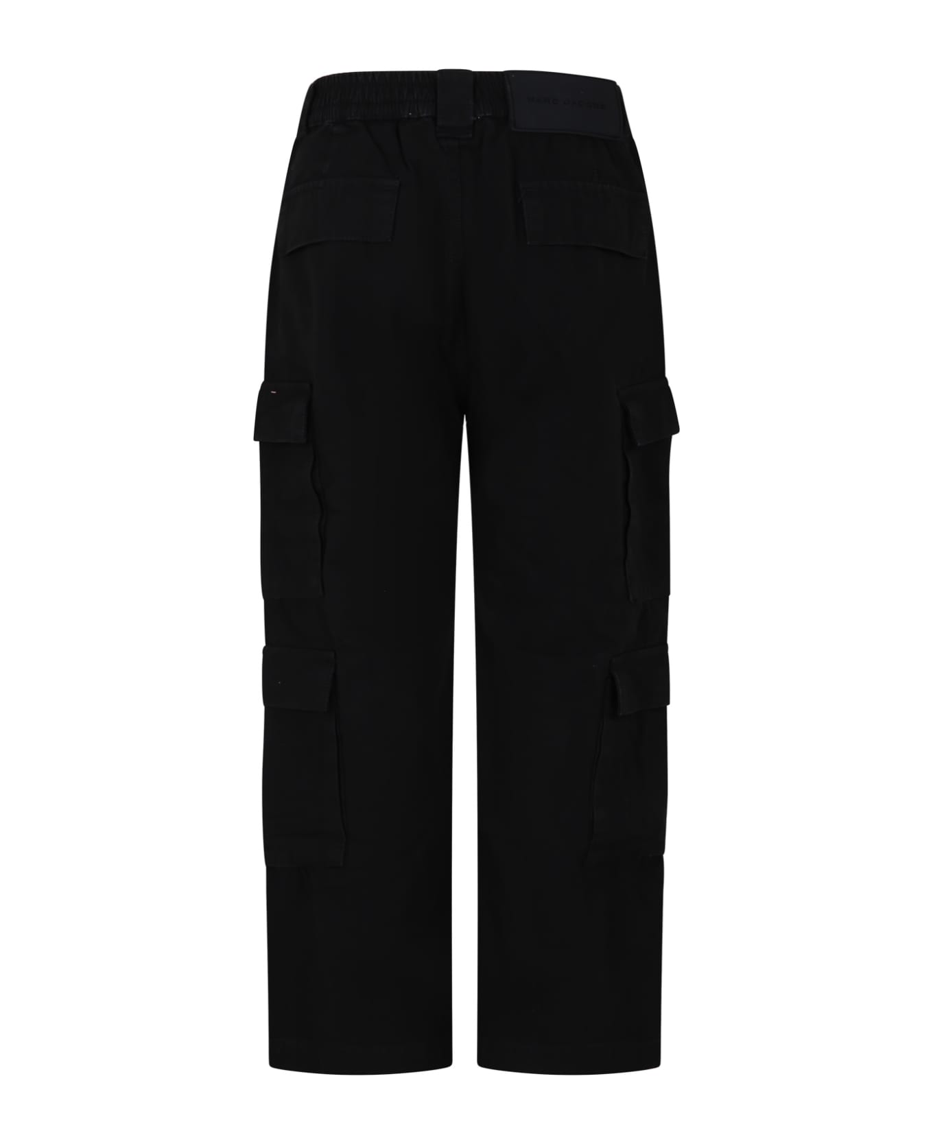 Marc Jacobs Black Cargo Pants For Kids - Black ボトムス