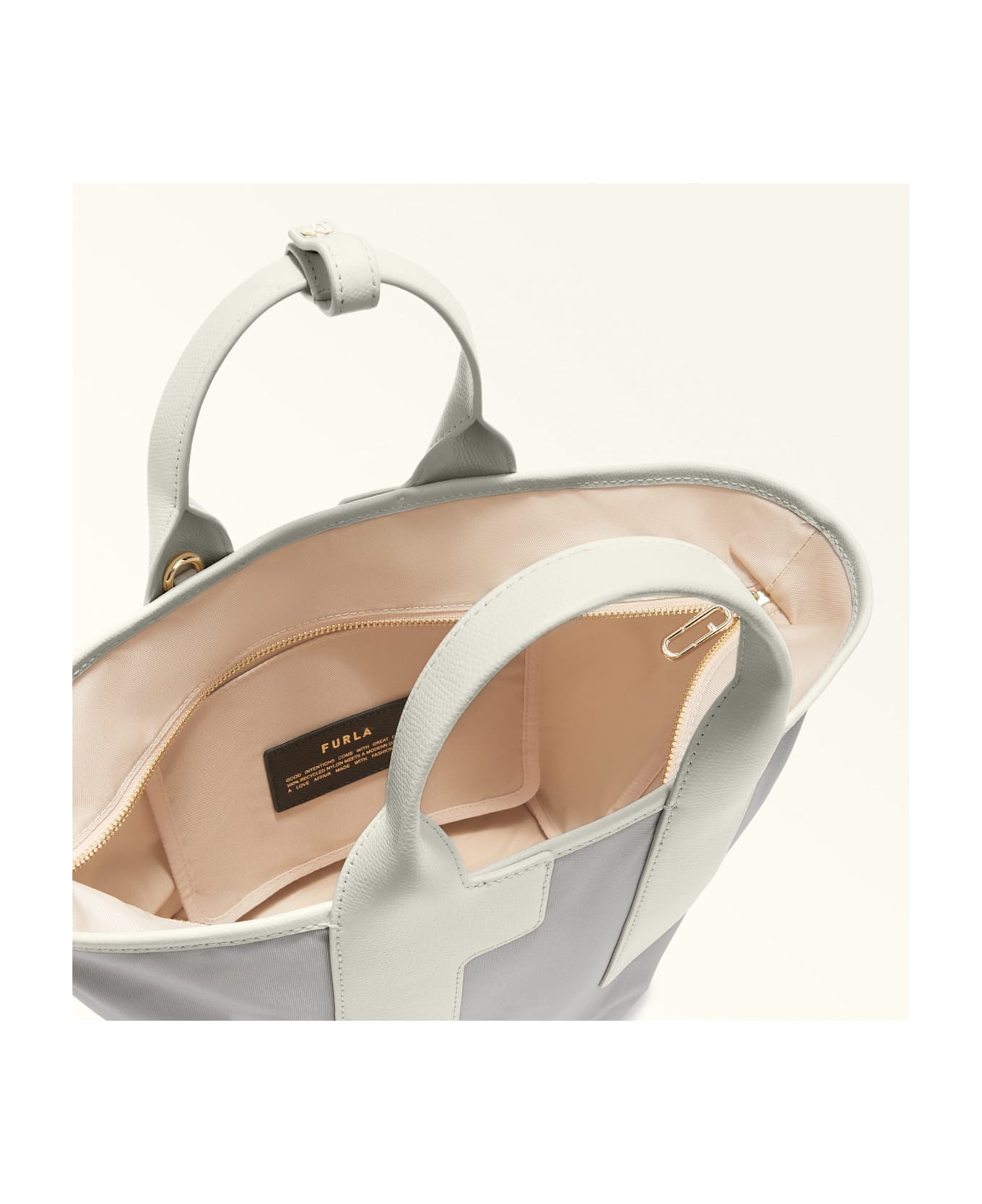 ハンドバッグ Furla  Piuma M Tote Nylon Handbag Ash Color Furla Piuma M Tote Nylon Handbag Ash Color | italist, ALWAYS