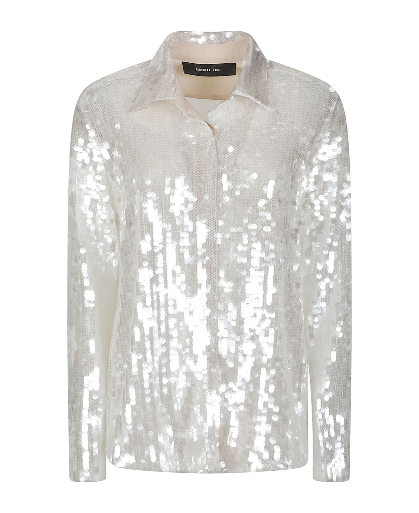 Federica Tosi Long Sleeve Shirt - Silver