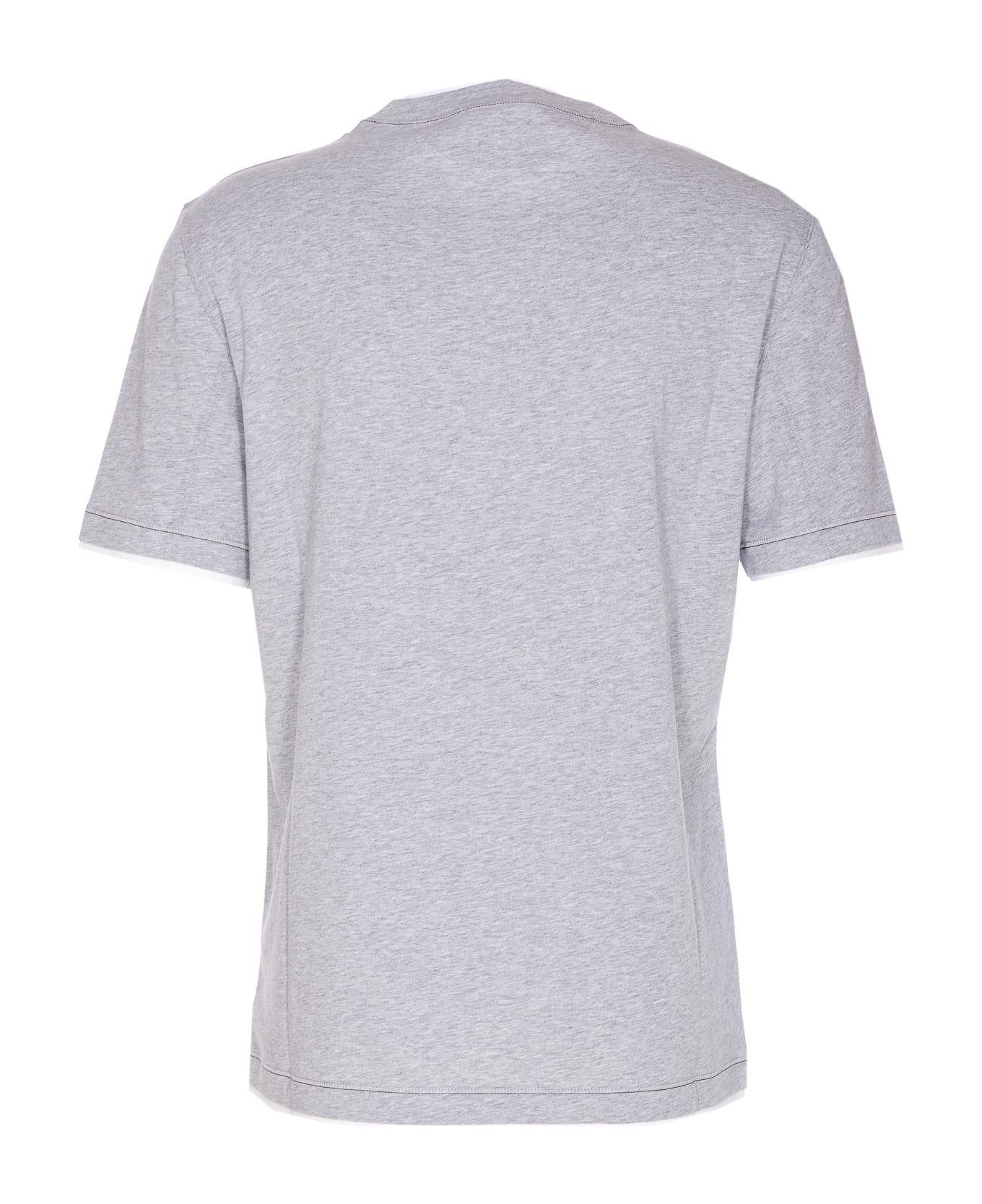 Brunello Cucinelli Logo T-shirt - Grey
