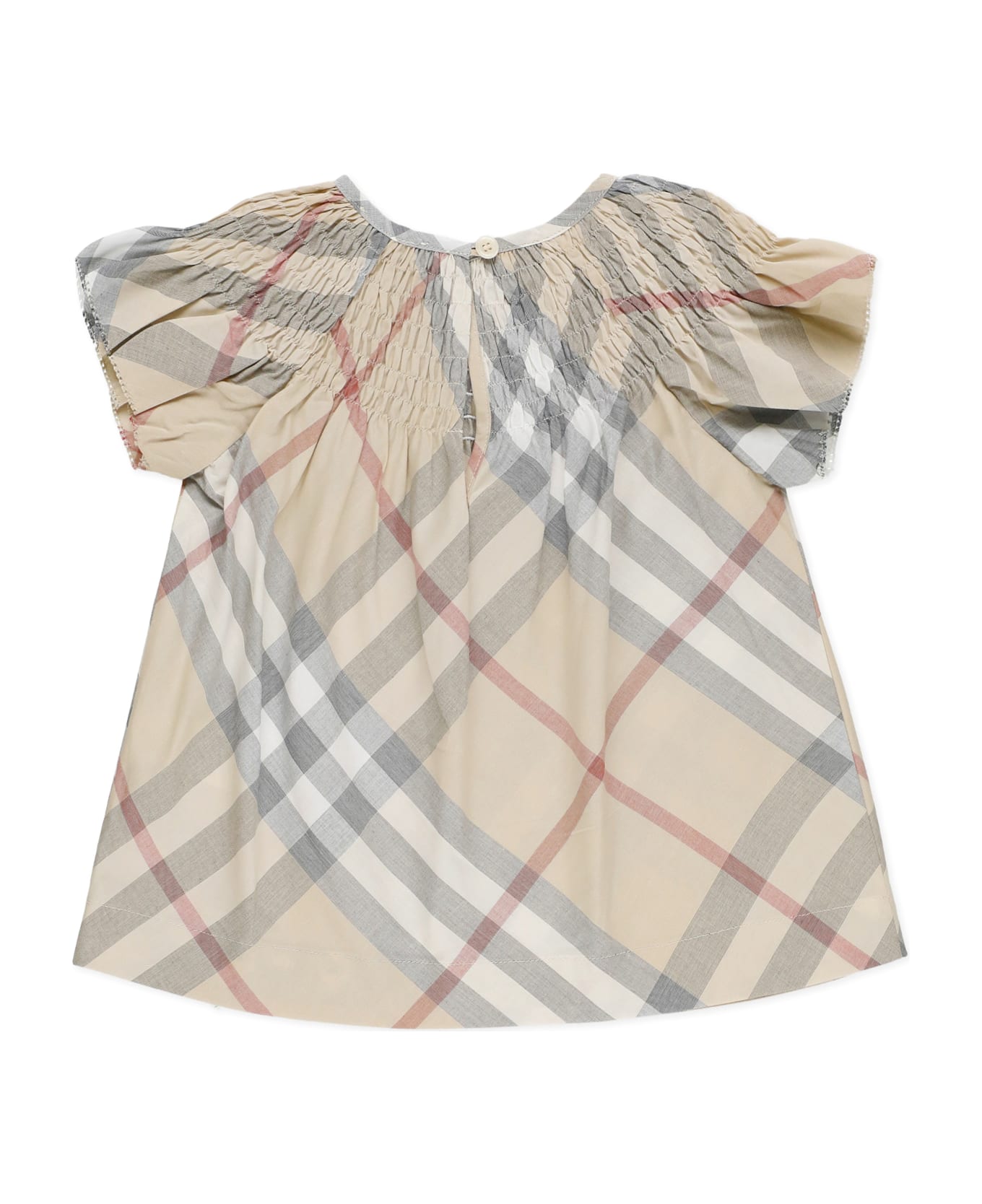 Burberry Check Dress - Beige