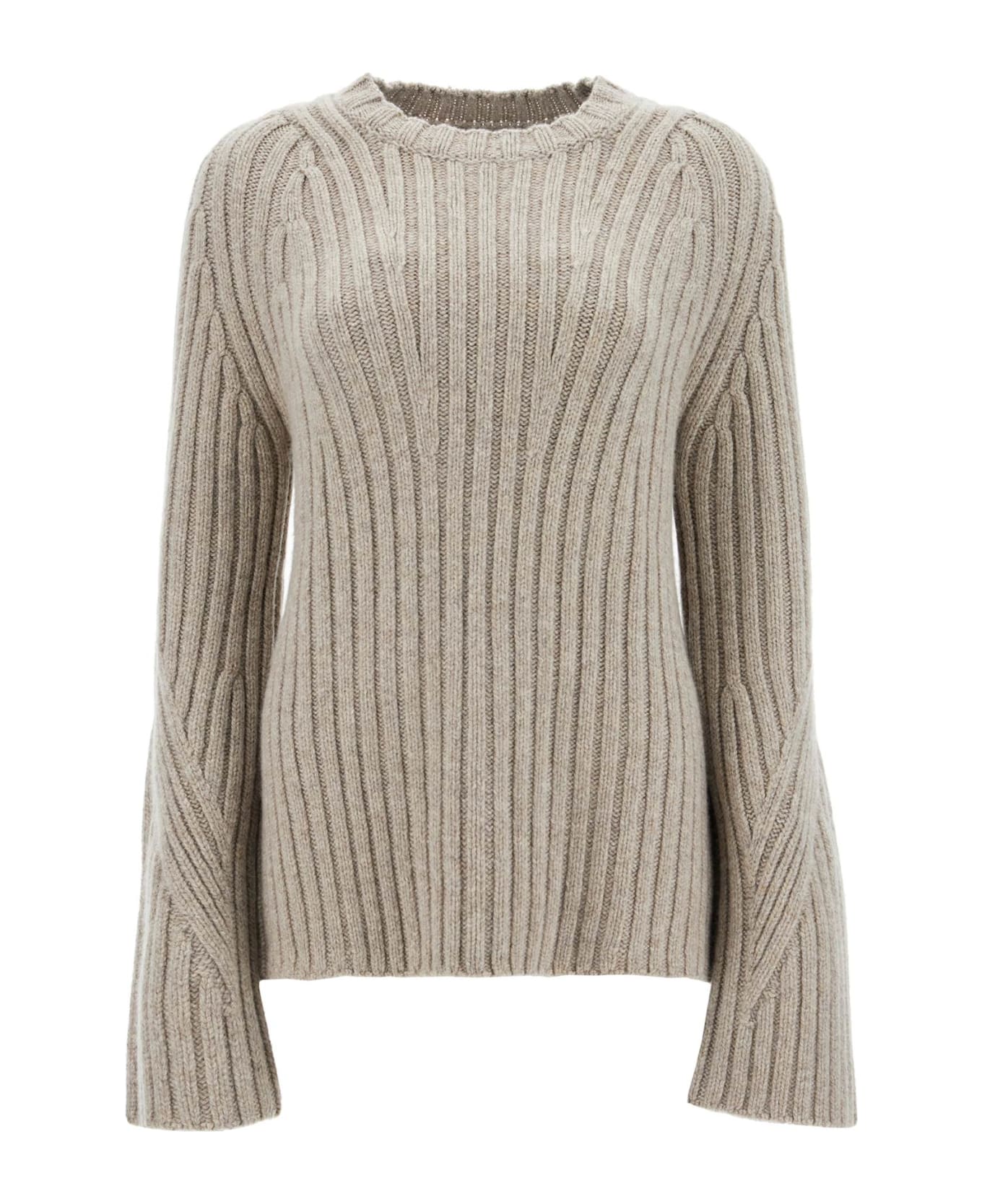 Khaite 'calvin' Sweater - SEPIA (Beige)