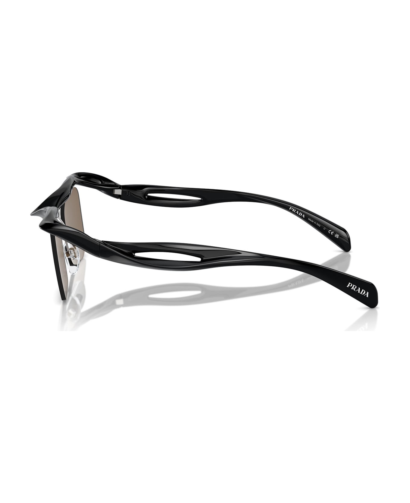 Prada Eyewear Pr A15s Black Sunglasses - Black