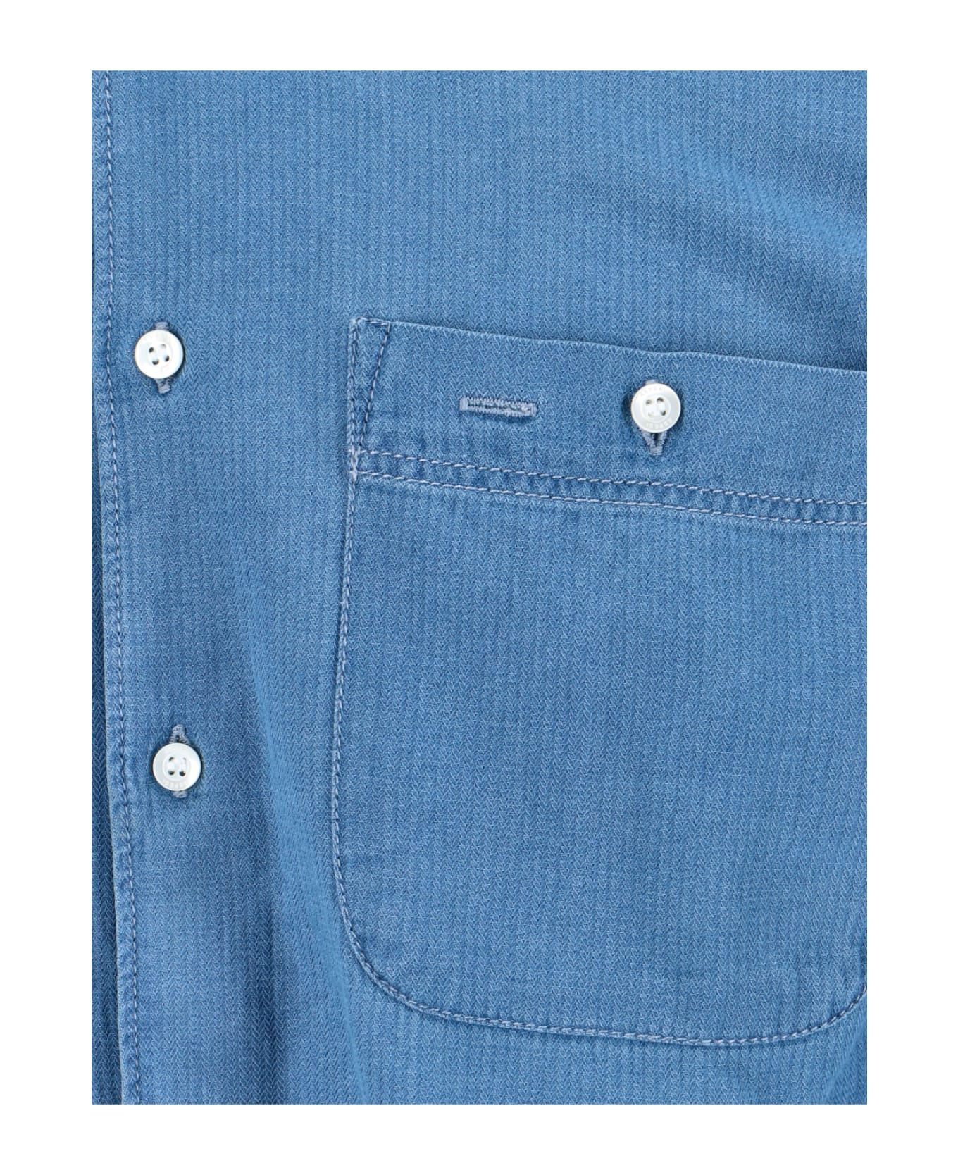 Aspesi 'model C' Shirt - Light Blue