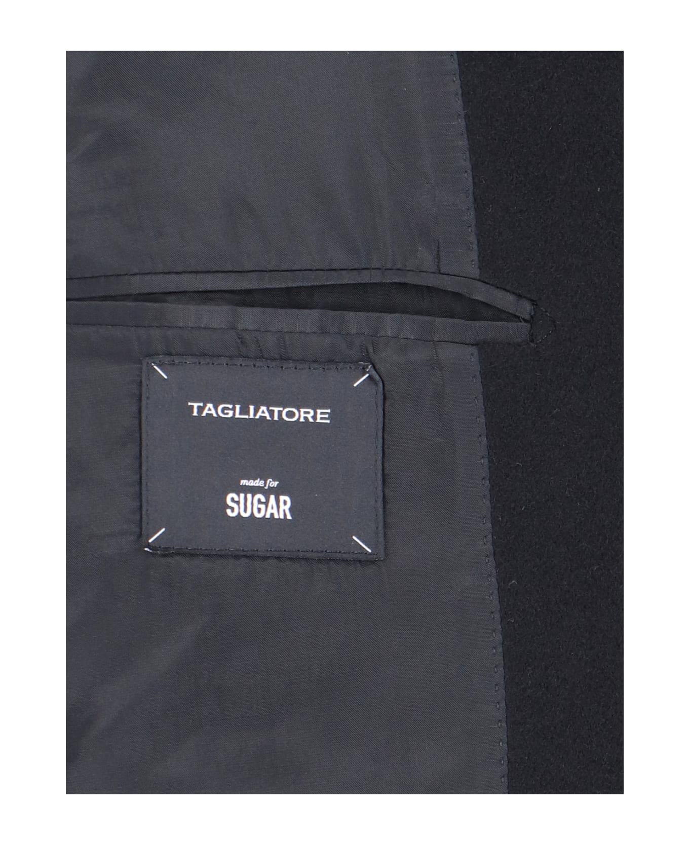 Tagliatore One-breasted Coat - Black  