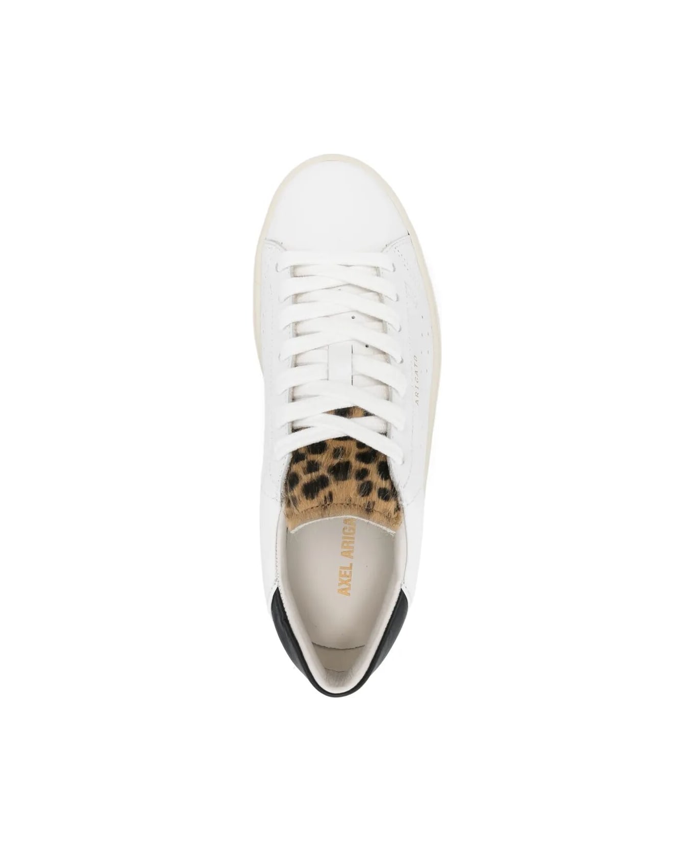 Axel Arigato Clean Court Sneakers - OFF WHITE/LEOPARD