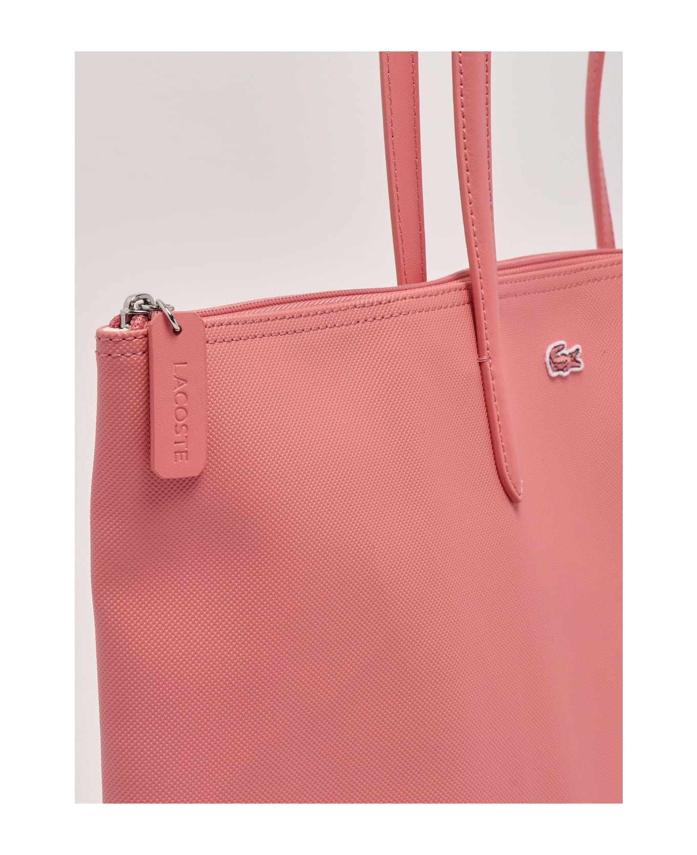 Lacoste Pvc Shopping Bag - ROSA CARICO トートバッグ