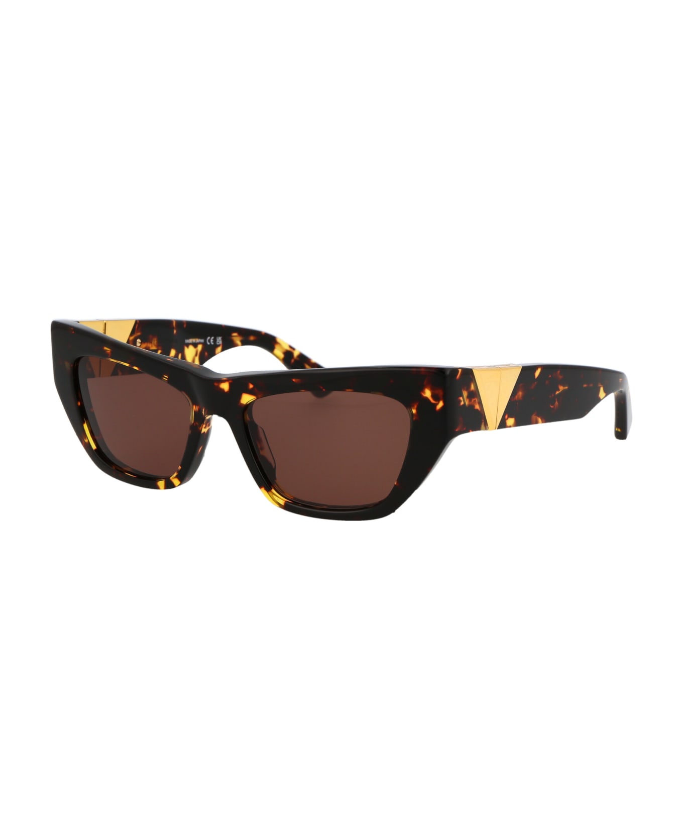 Bottega Veneta Eyewear Bv1177s Sunglasses - 002 HAVANA HAVANA BROWN サングラス