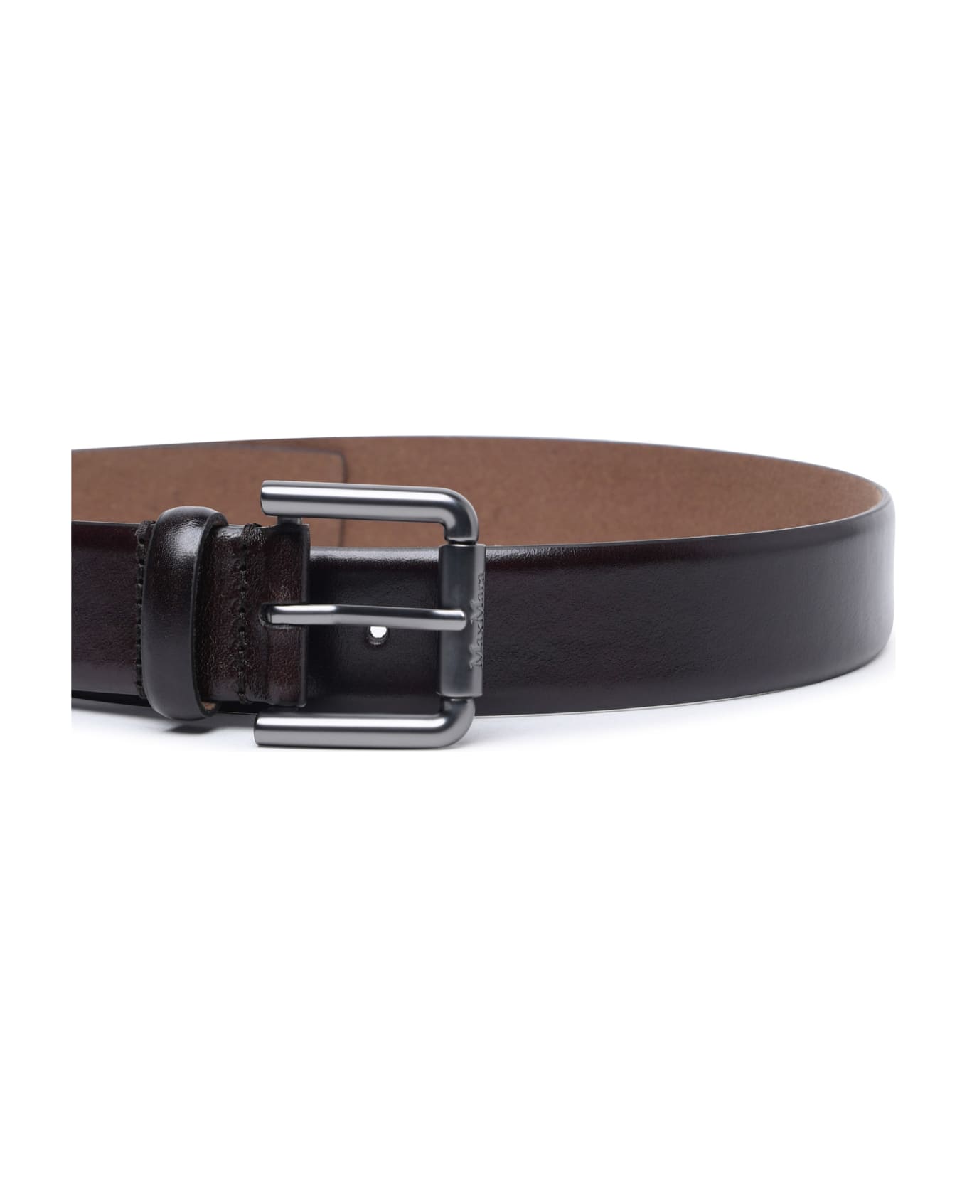 Max Mara Brown Leather Belt - Brown