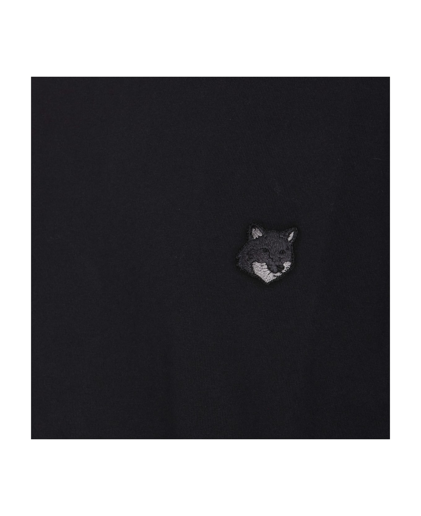 Maison Kitsuné Bold Fox Head Patch Comfort T-shirt - P199 BLACK シャツ