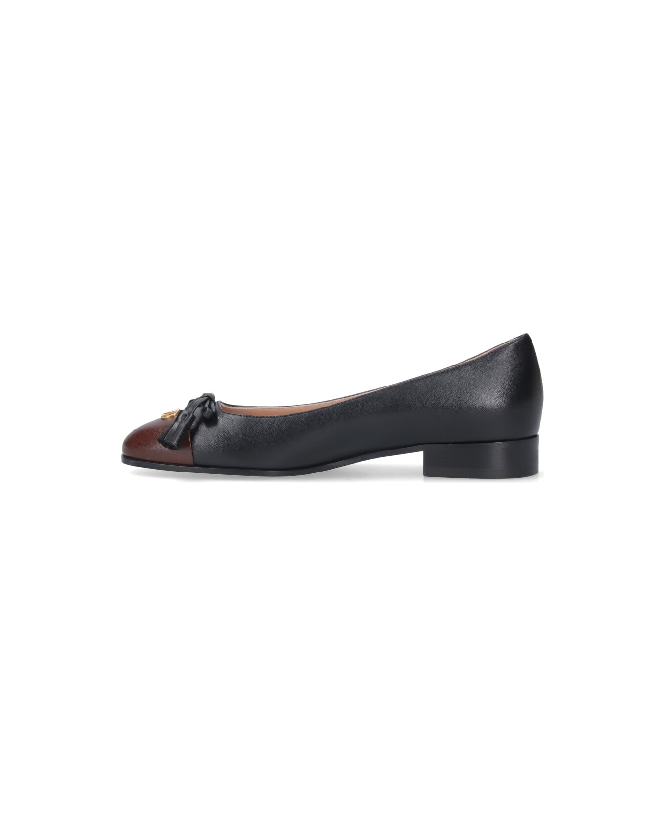 Valentino Garavani "valet Du Roi" Ballet Flats - Black  