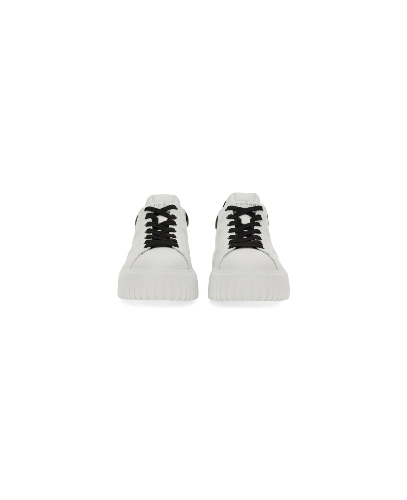 Hogan Sneaker H-stripes - WHITE