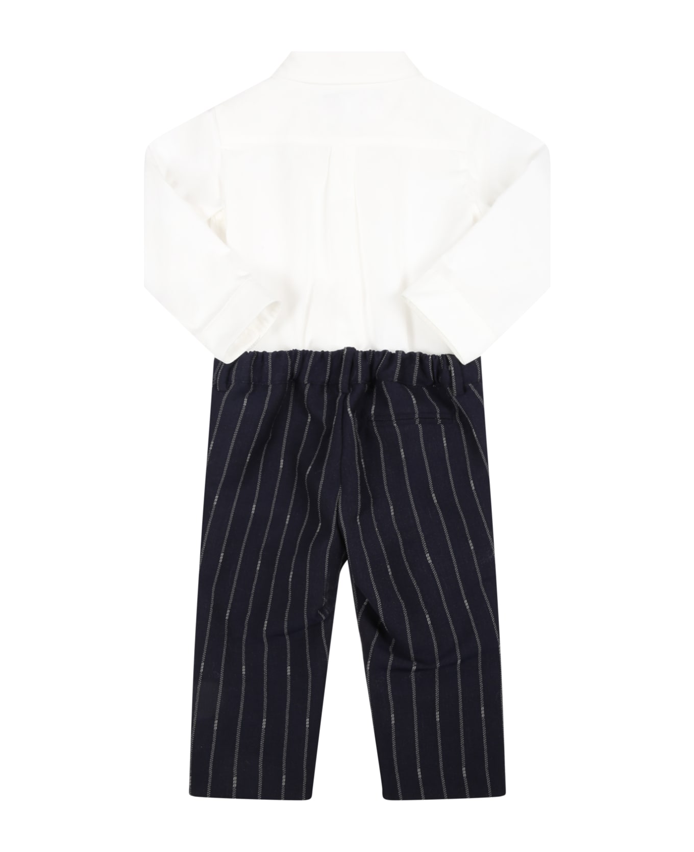 Fendi Multicolor Suit For Baby Boy With Iconic Ff - Multicolor
