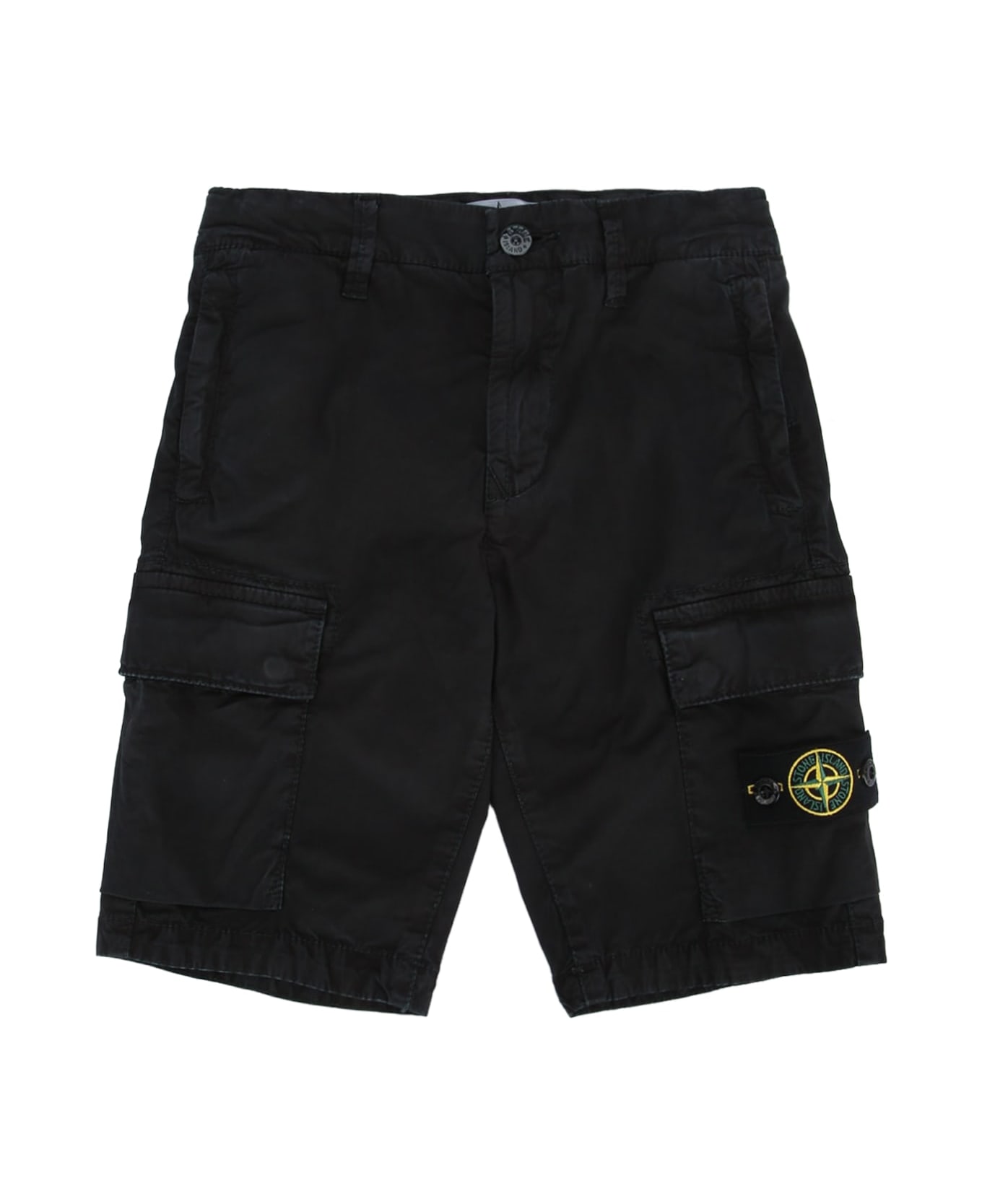 Stone Island Junior Shorts - BLACK