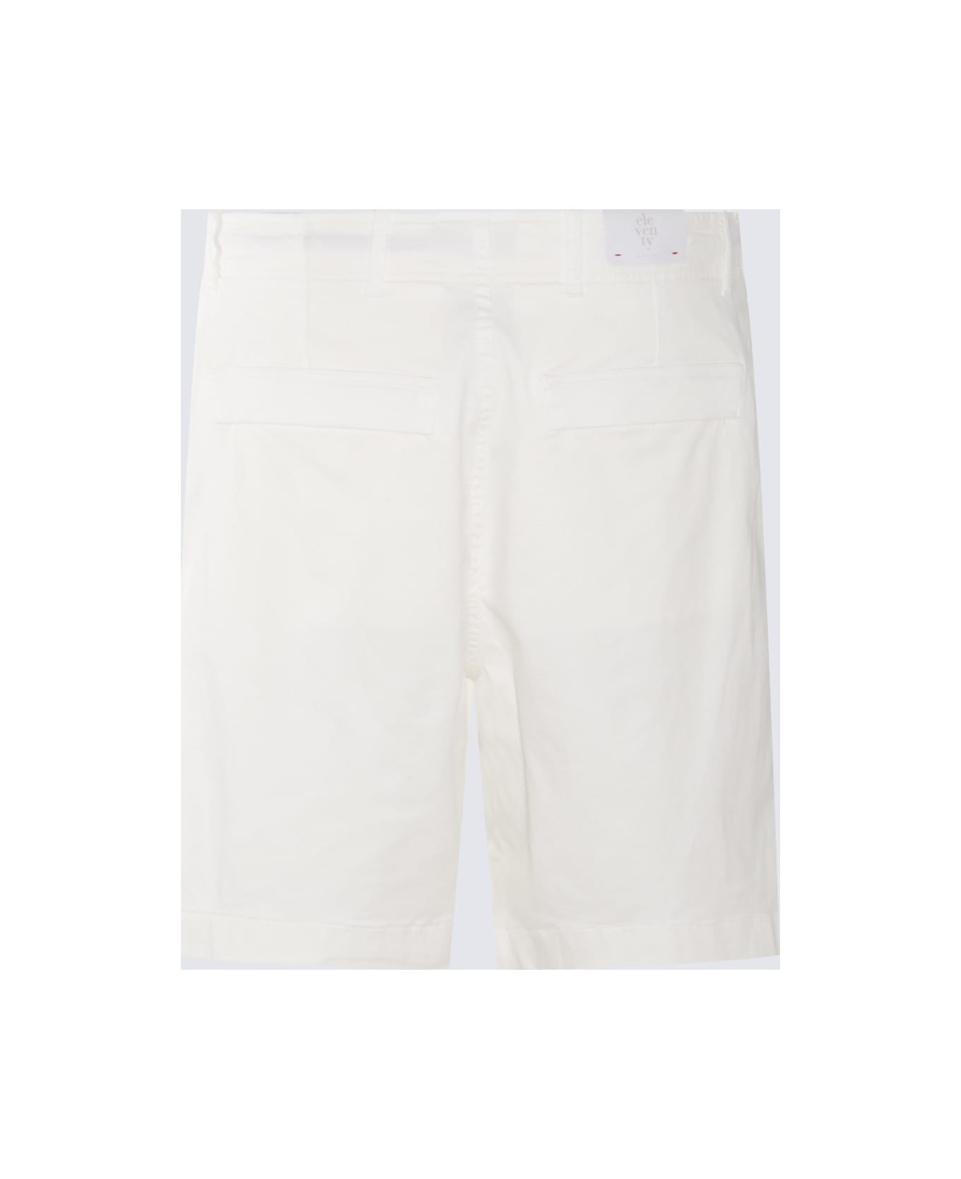 Eleventy White Cotton Shorts ショートパンツ