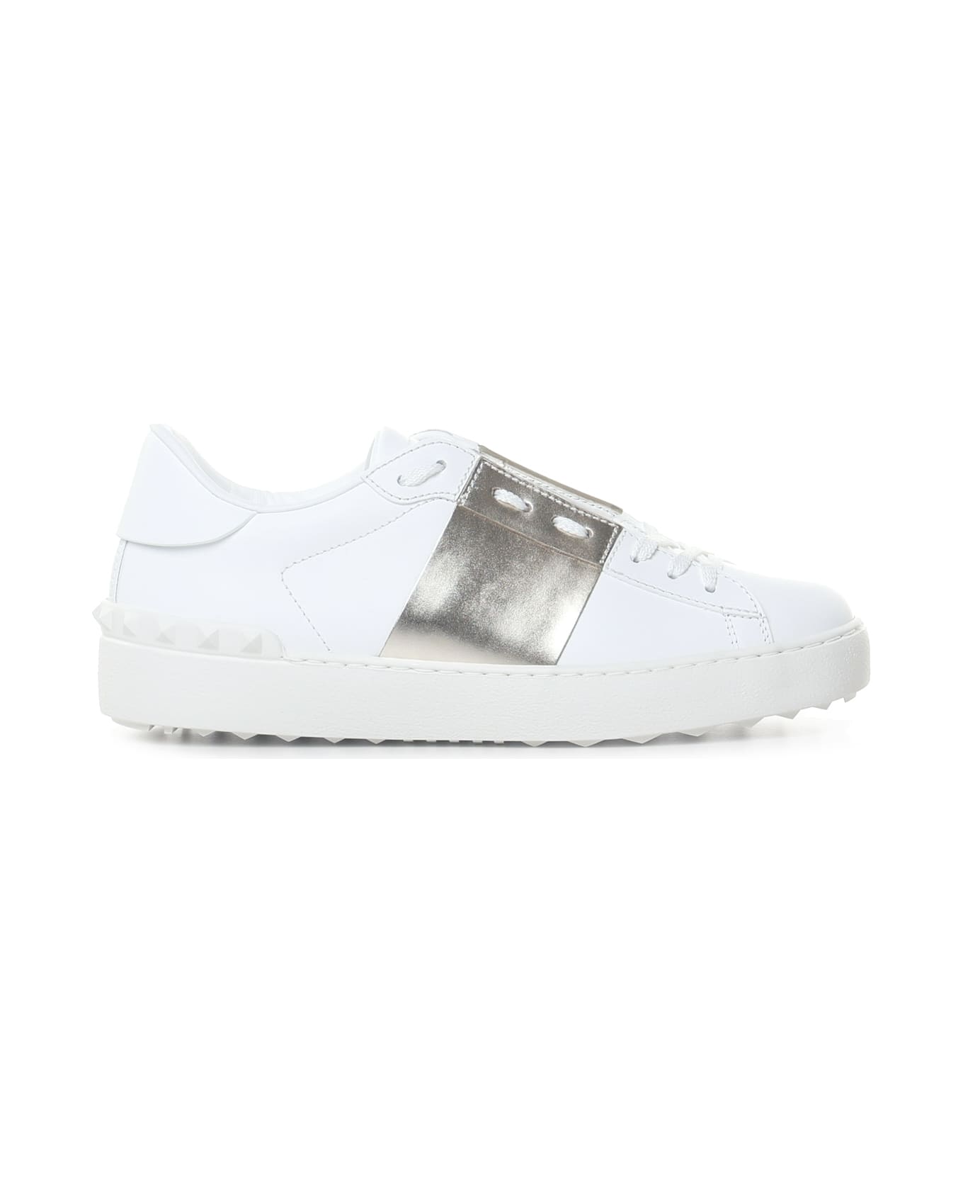 Valentino Garavani Garavani Open Lace-up Sneakers - White