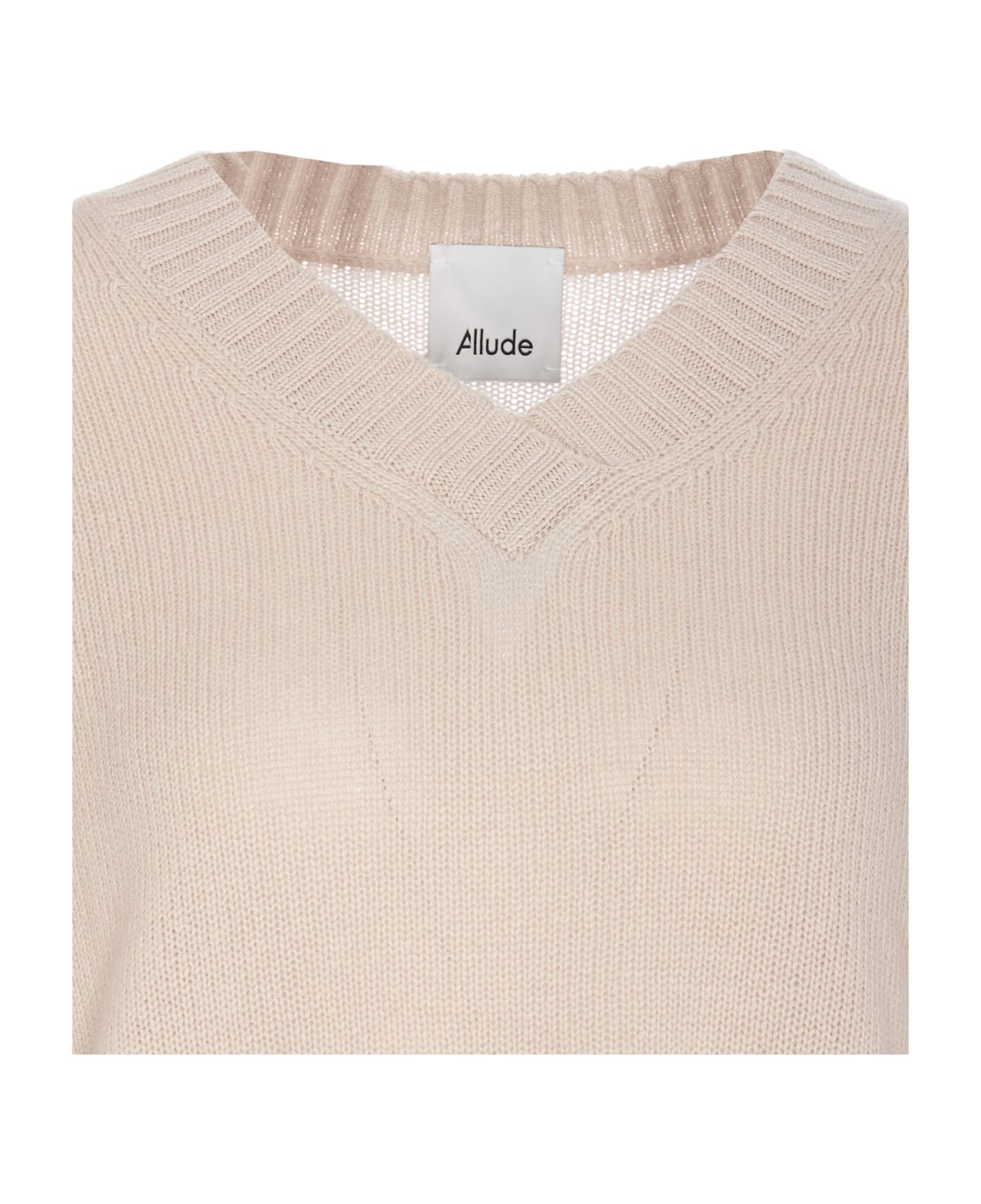 Allude Sweater - White