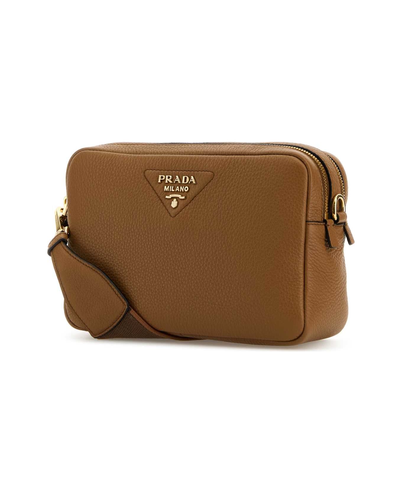 Prada Caramel Leather Crossbody Bag - CARAMEL01N