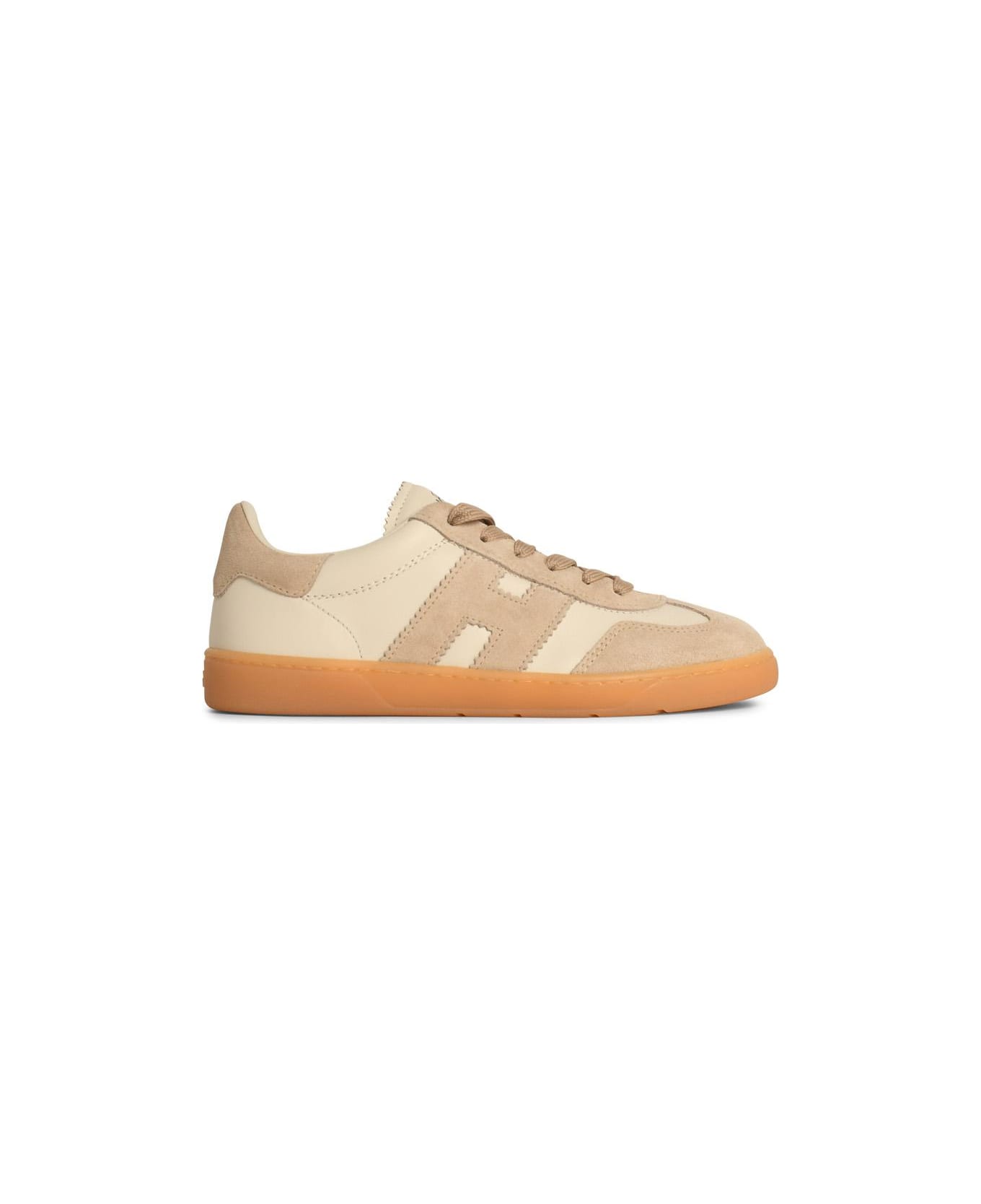 Hogan 'cool' Beige Leather Sneakers - Beige
