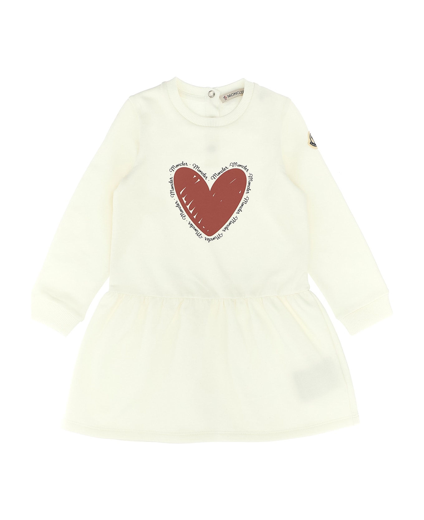 Moncler Printed Dress - White