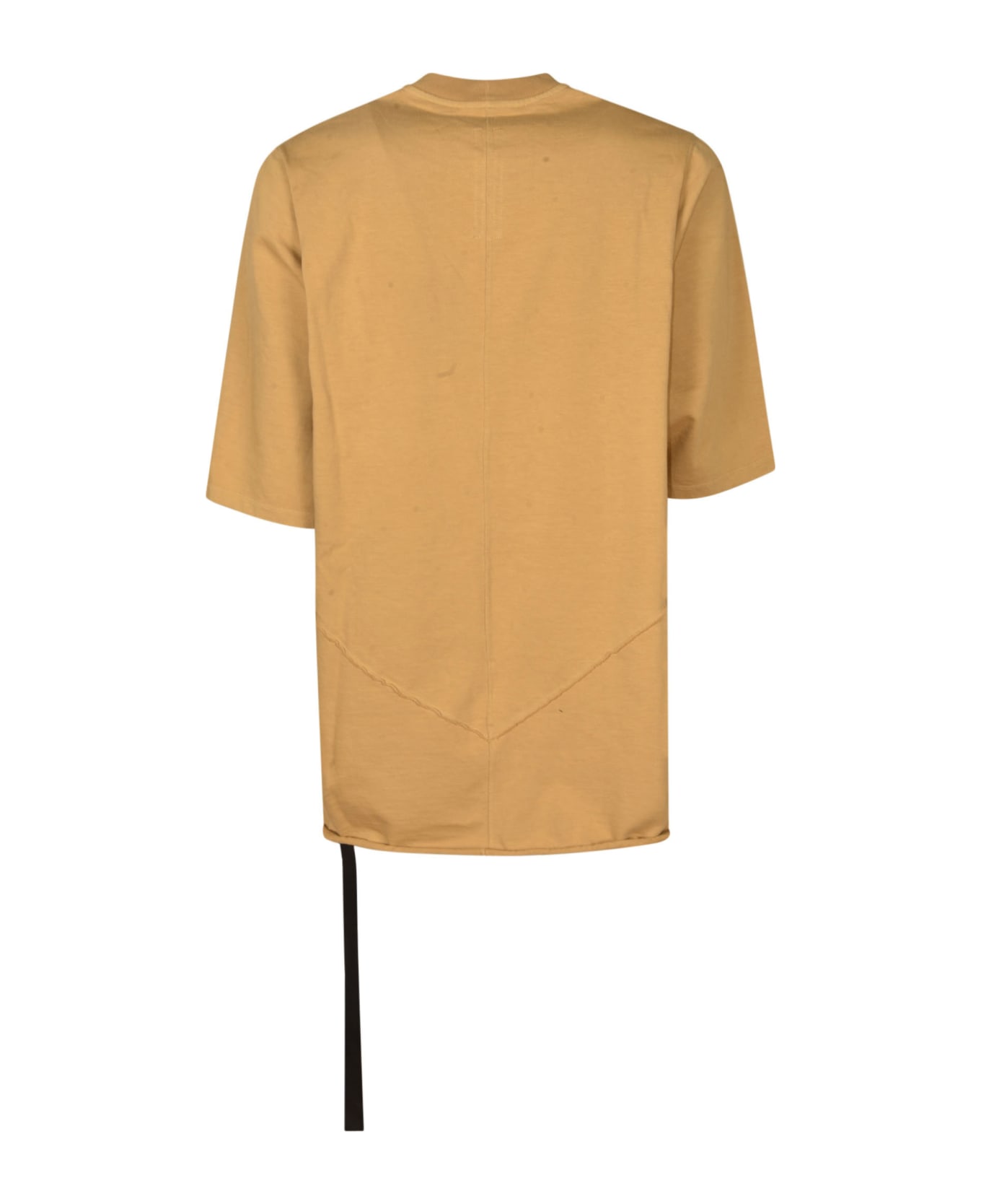 Rick Owens Stitch Detail Oversize T-shirt - Mustard