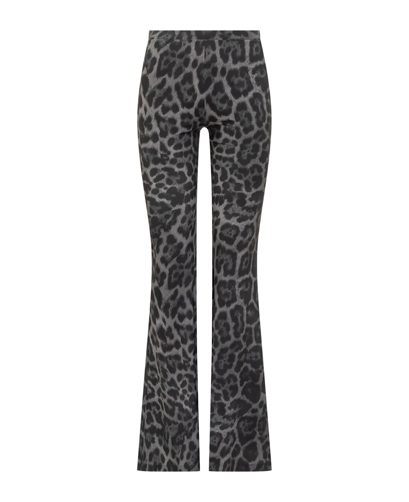 Stella McCartney Leopard Print Trousers - Grey