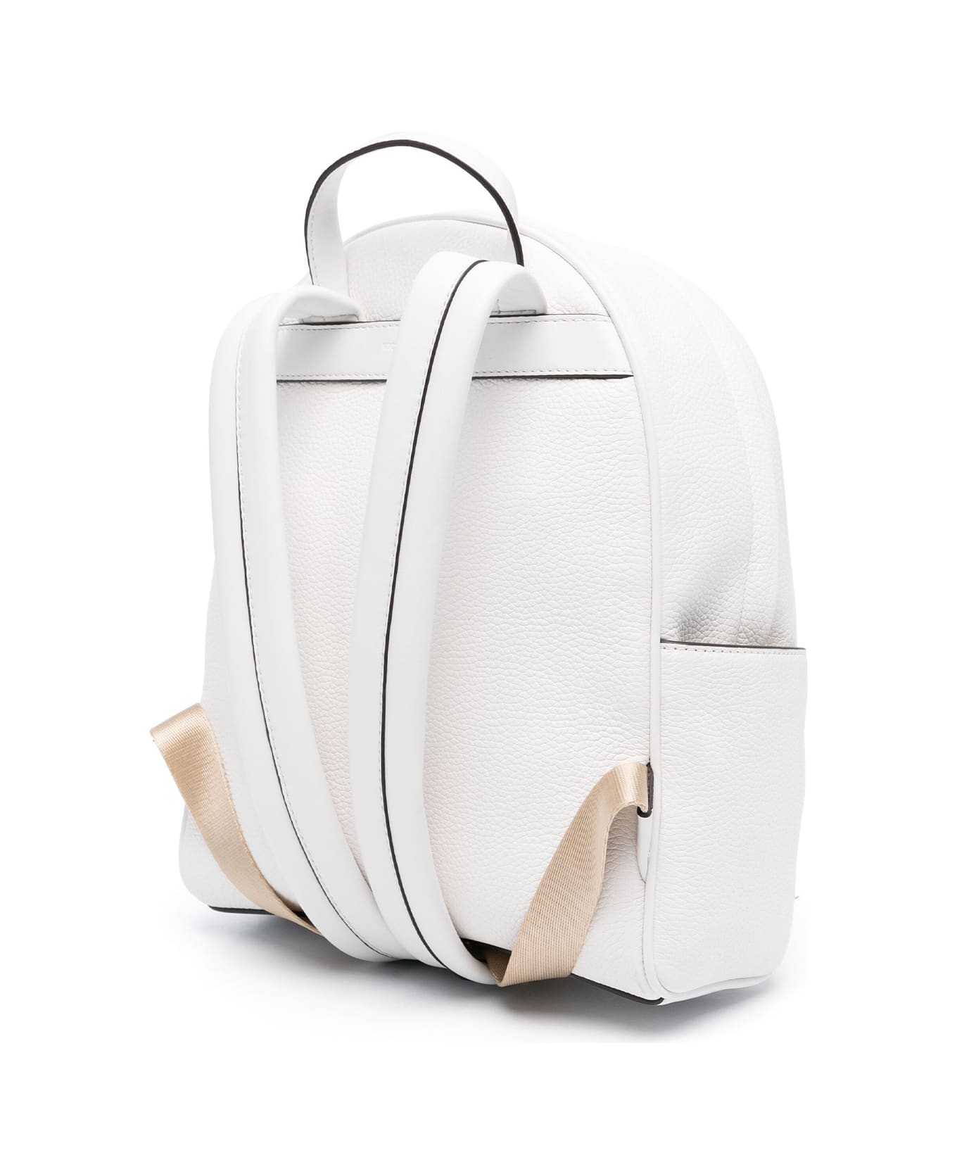 Michael Kors Medium Bex Backpack In Pebbled Leather - OPTIC WHITE バックパック