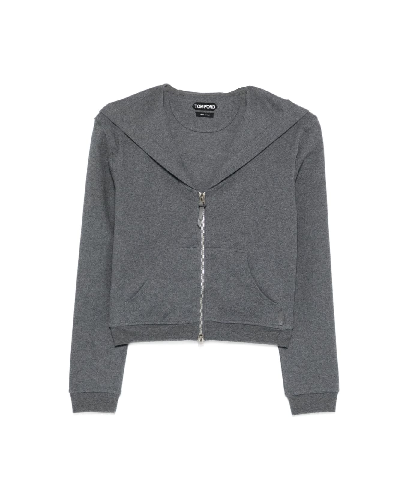 Tom Ford Cotton Hoodie - Grey