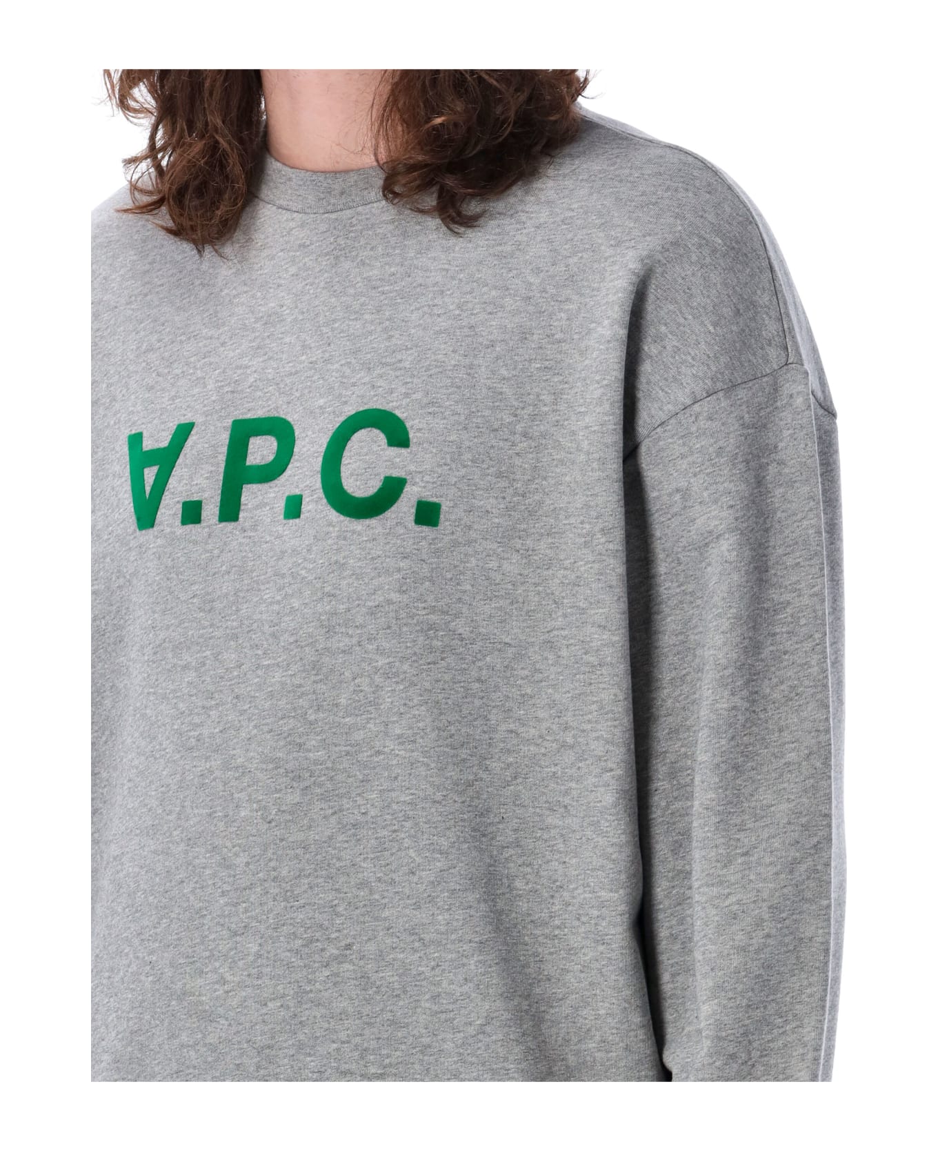 A.P.C. Vpc Sweatshirt - GREY MEL GREEN フリース