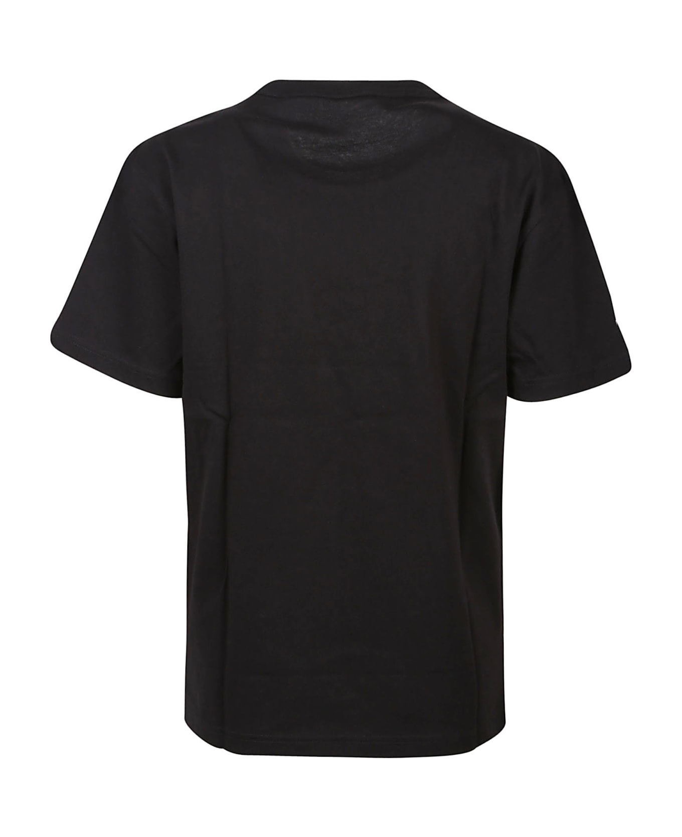 T by Alexander Wang Puff Logo Bound Neck Essential T-shirt - Black