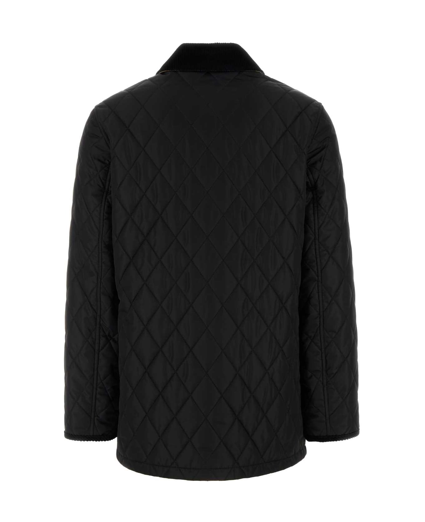 Burberry Black Nylon Jacket - BLACKSANDIPCHECK