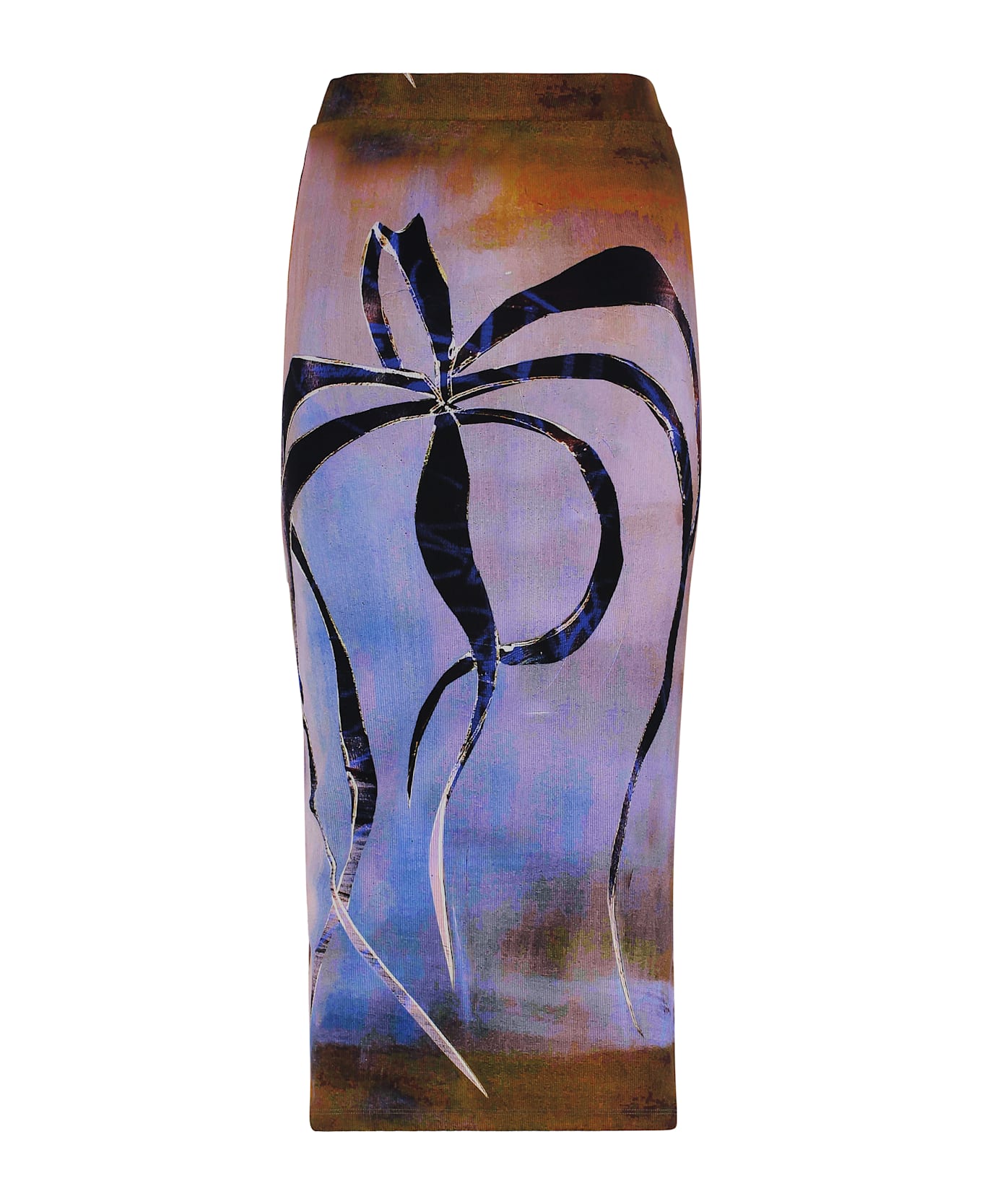 Louisa Ballou Printed Midi Skirt - Multicolor