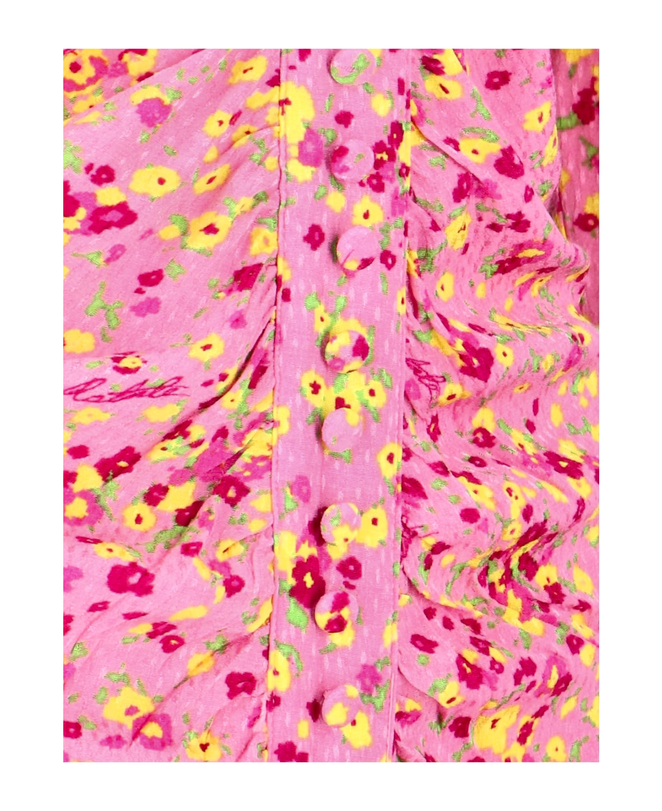 Rotate by Birger Christensen Mini Floral Dress - Pink