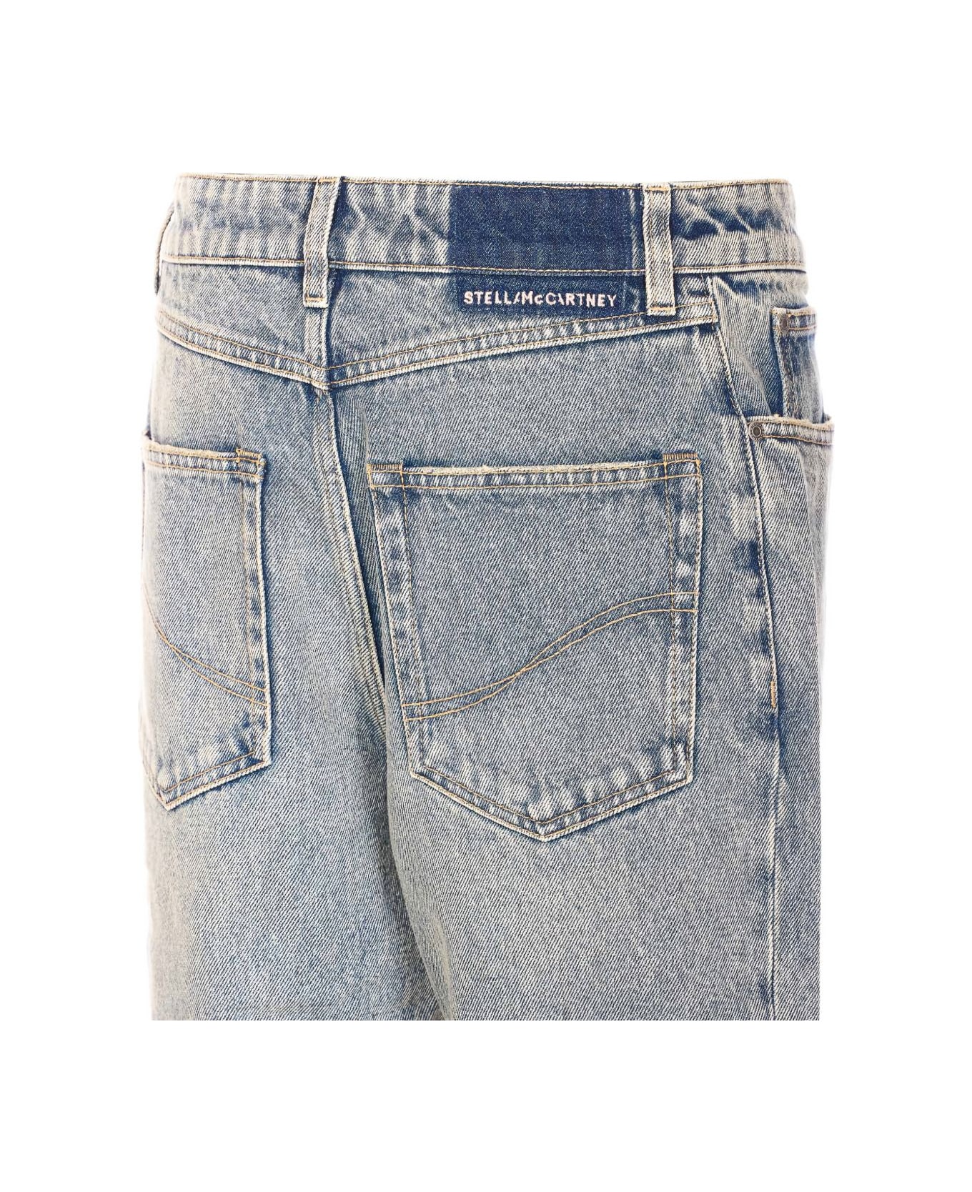 Stella McCartney Flared Leg Denim Jeans - Blue