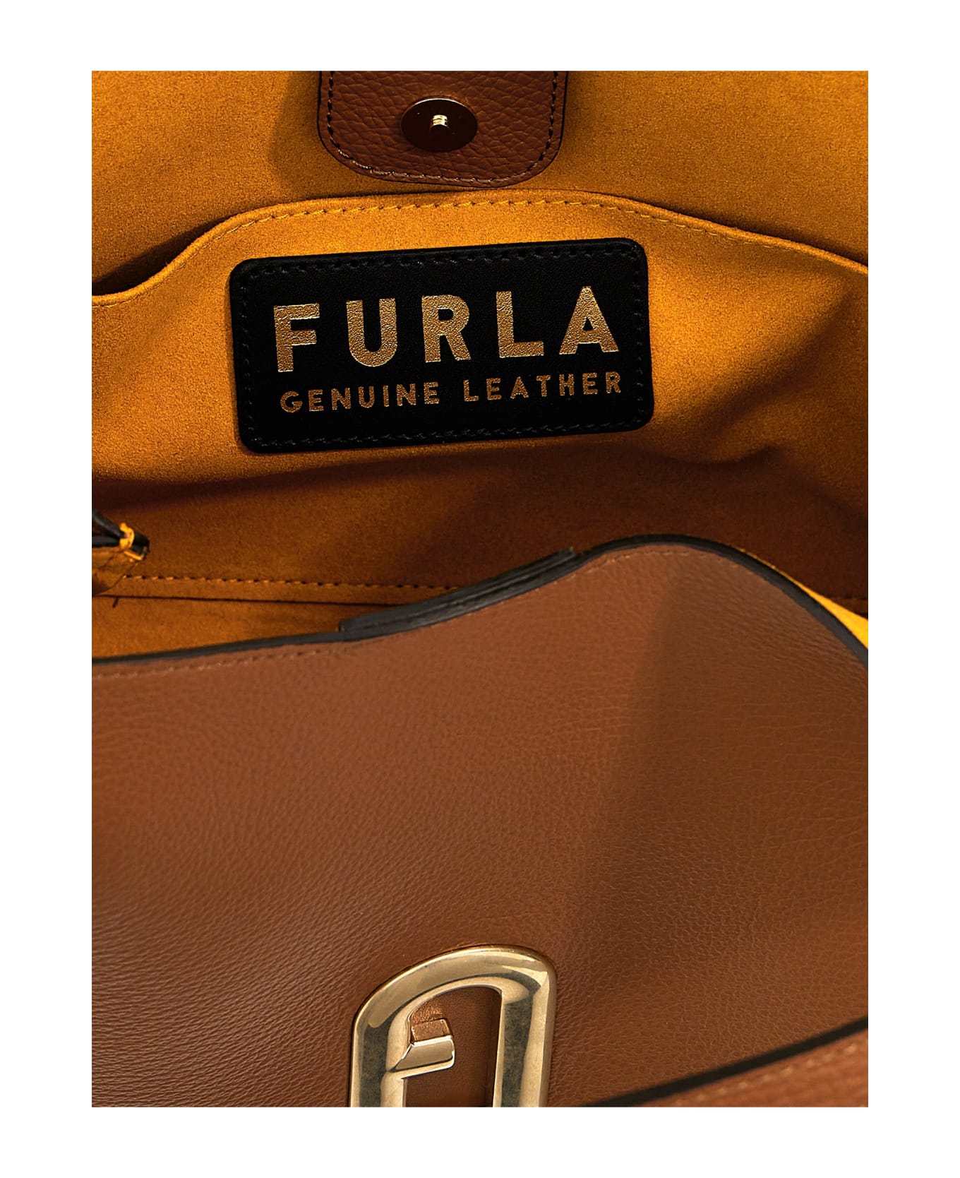 Furla 'primula S' Handbag - Brown トートバッグ