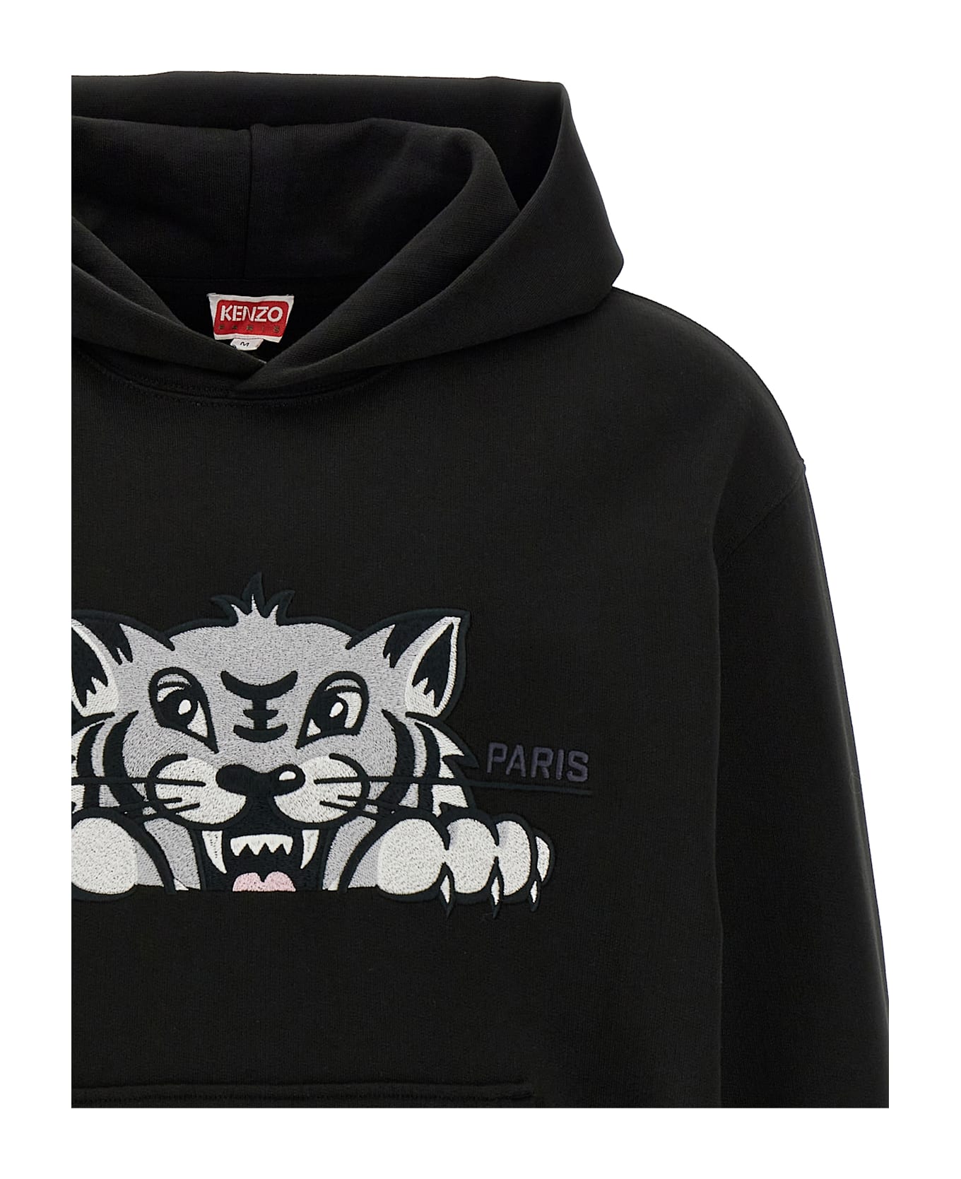 Kenzo Happy Tiger Hoodie - Black