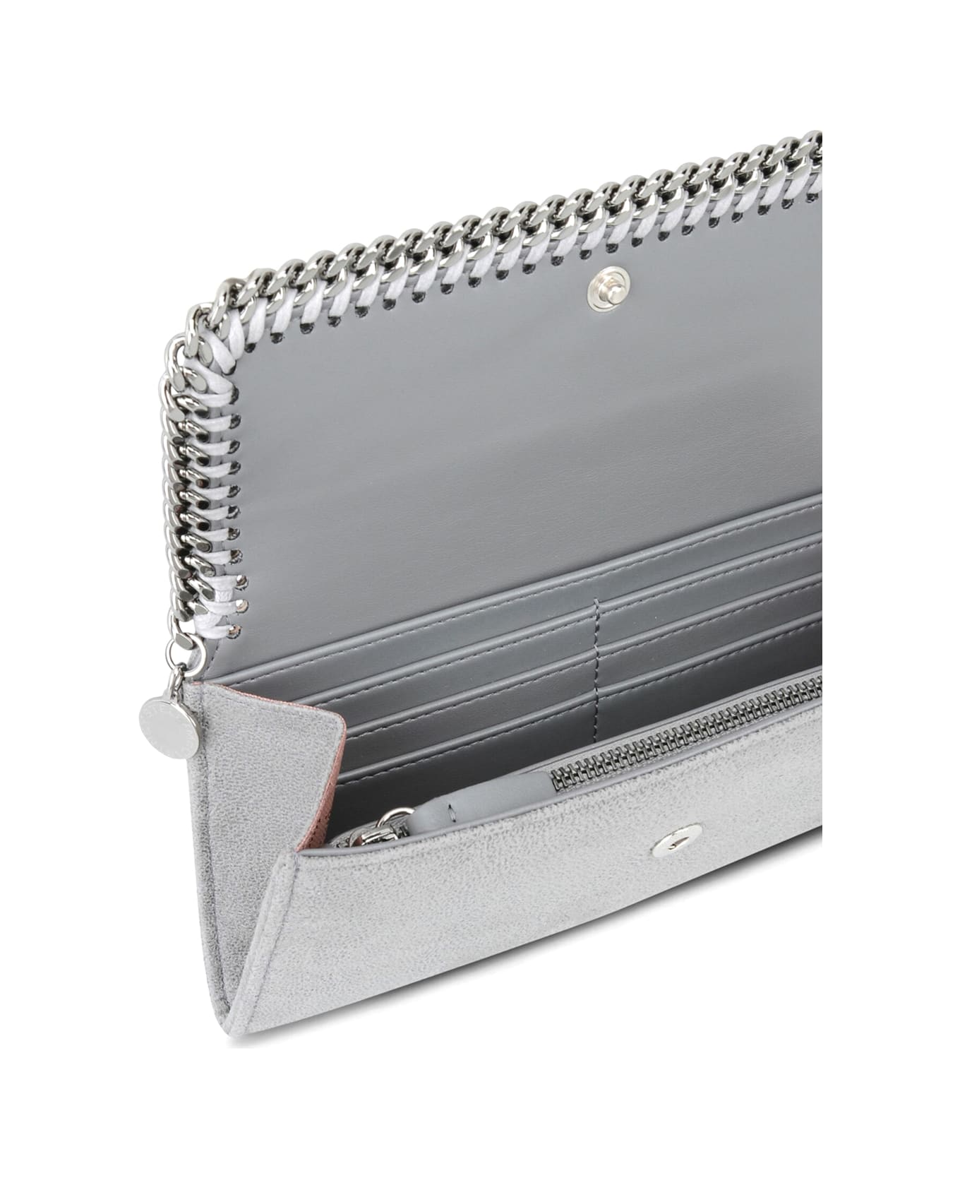 Stella McCartney Continental Wallet - Grey