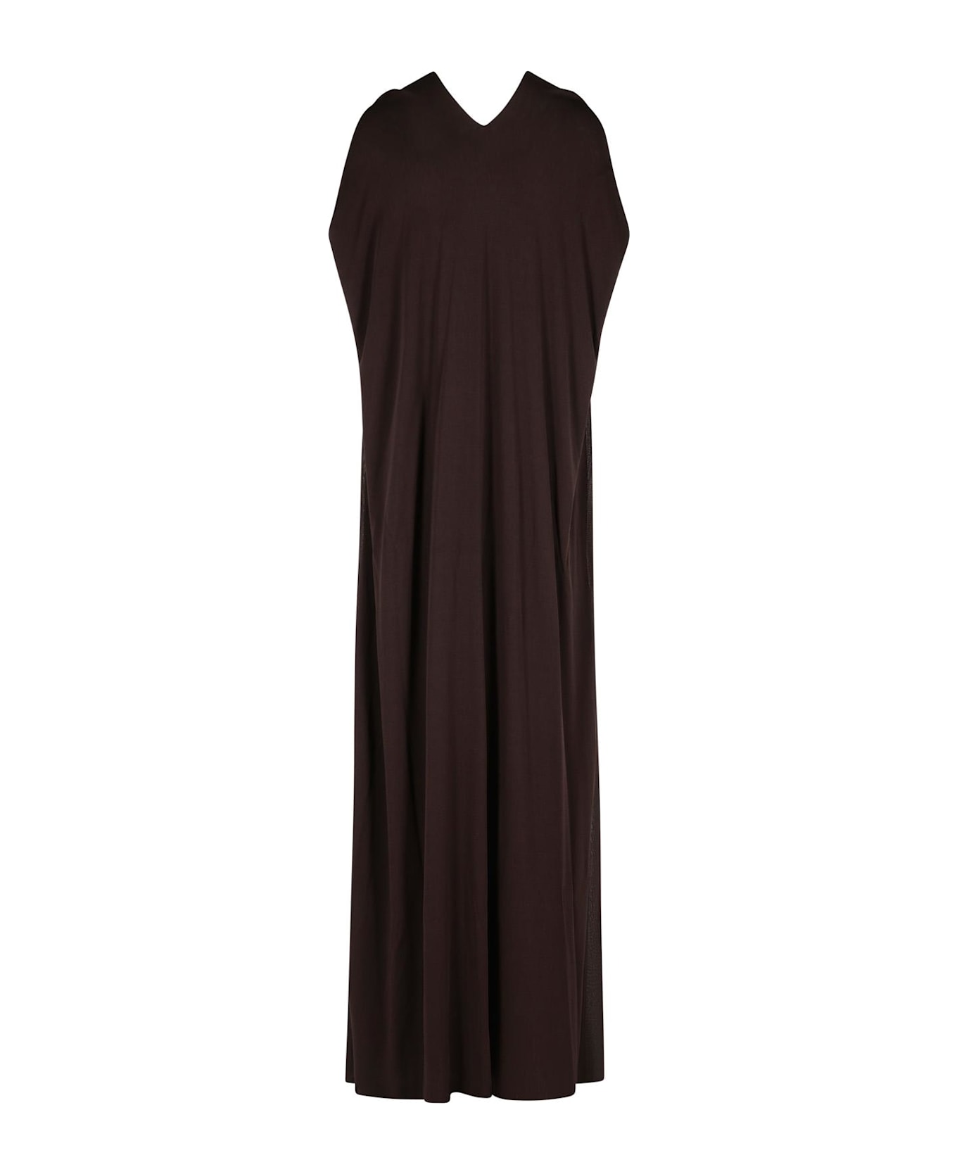 Jil Sander Brown Viscose Dress - Brown
