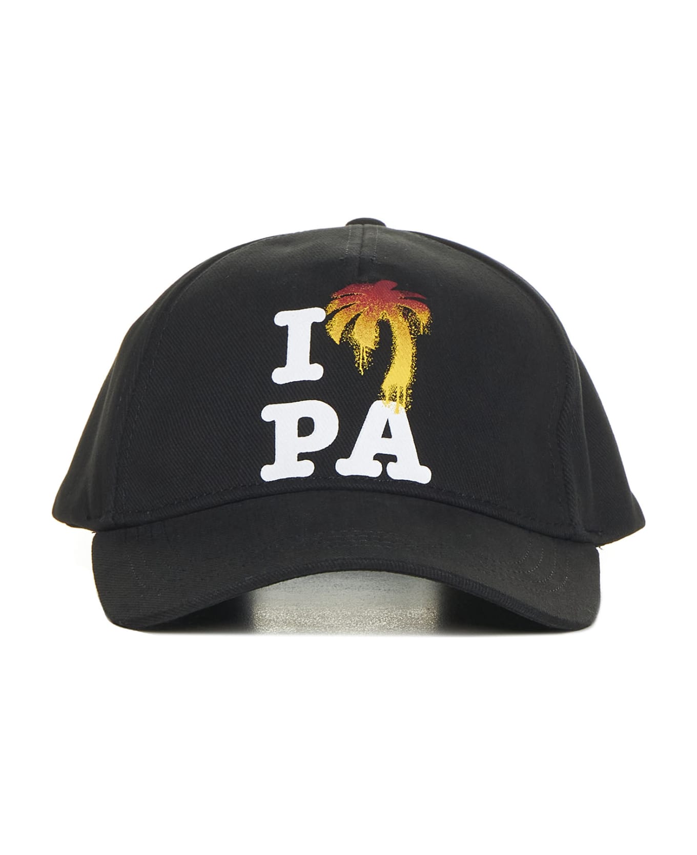 Palm Angels Hat - Black white 帽子