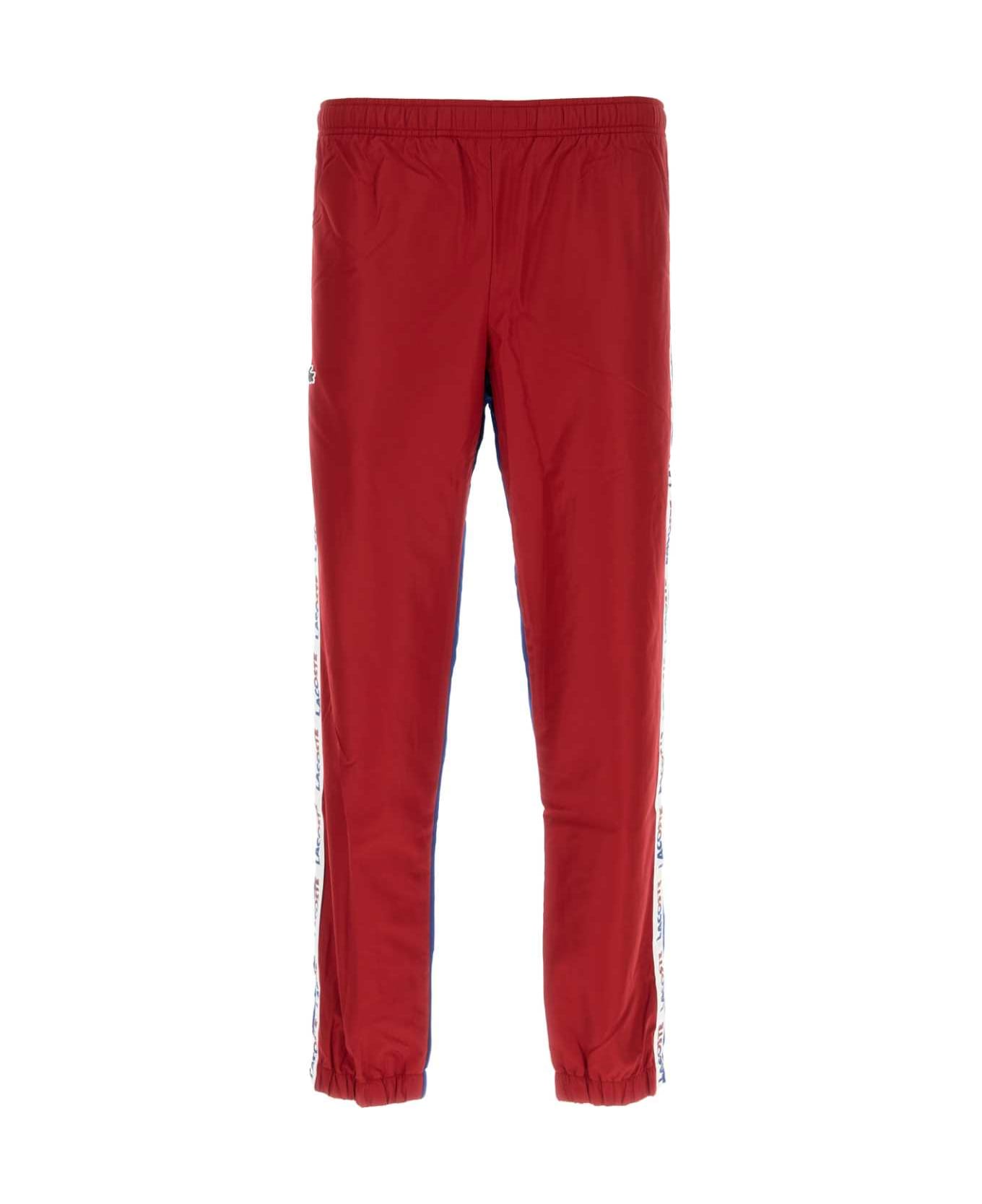 Lacoste Two-tone Polyester Joggers - ISX