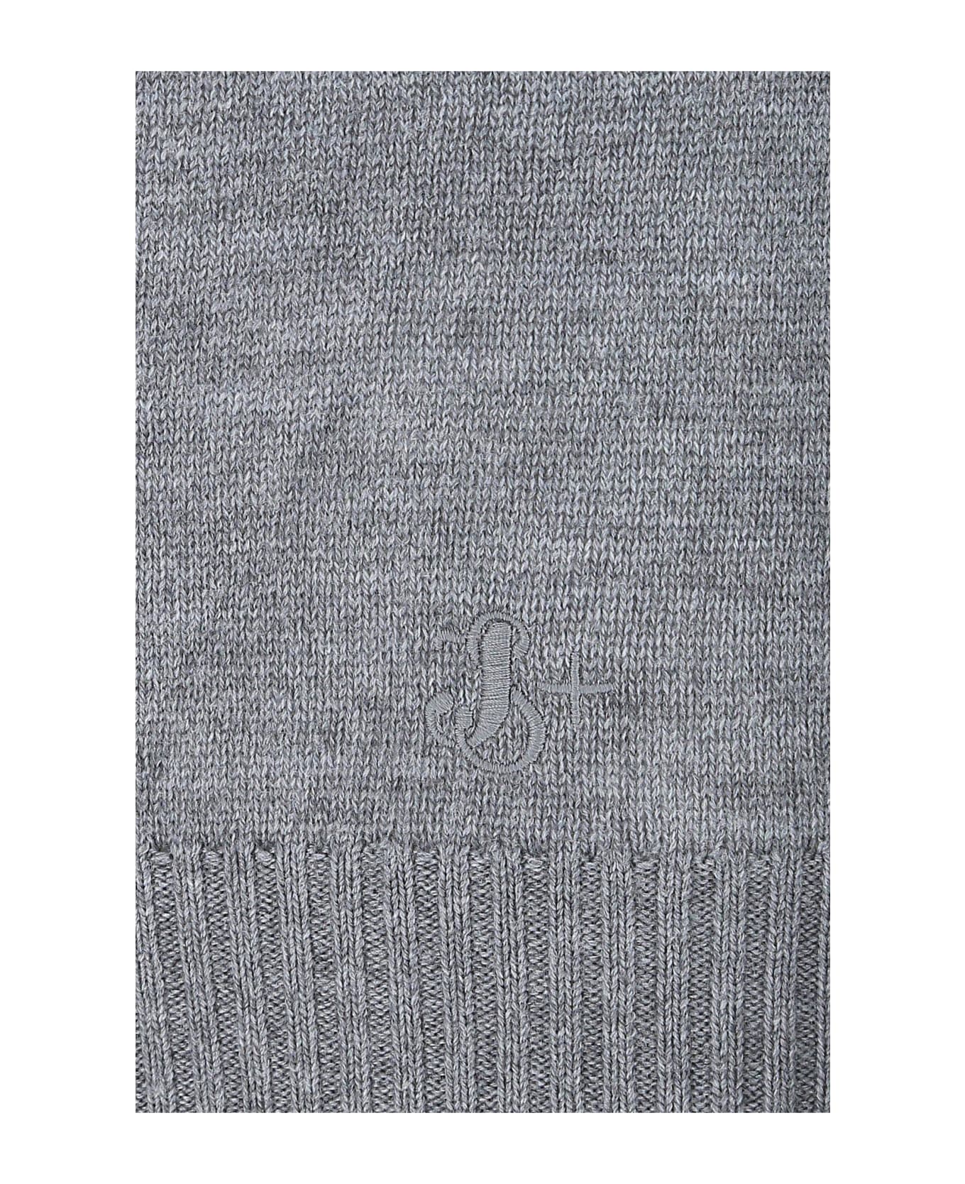 Jil Sander Grey Wool Sweater