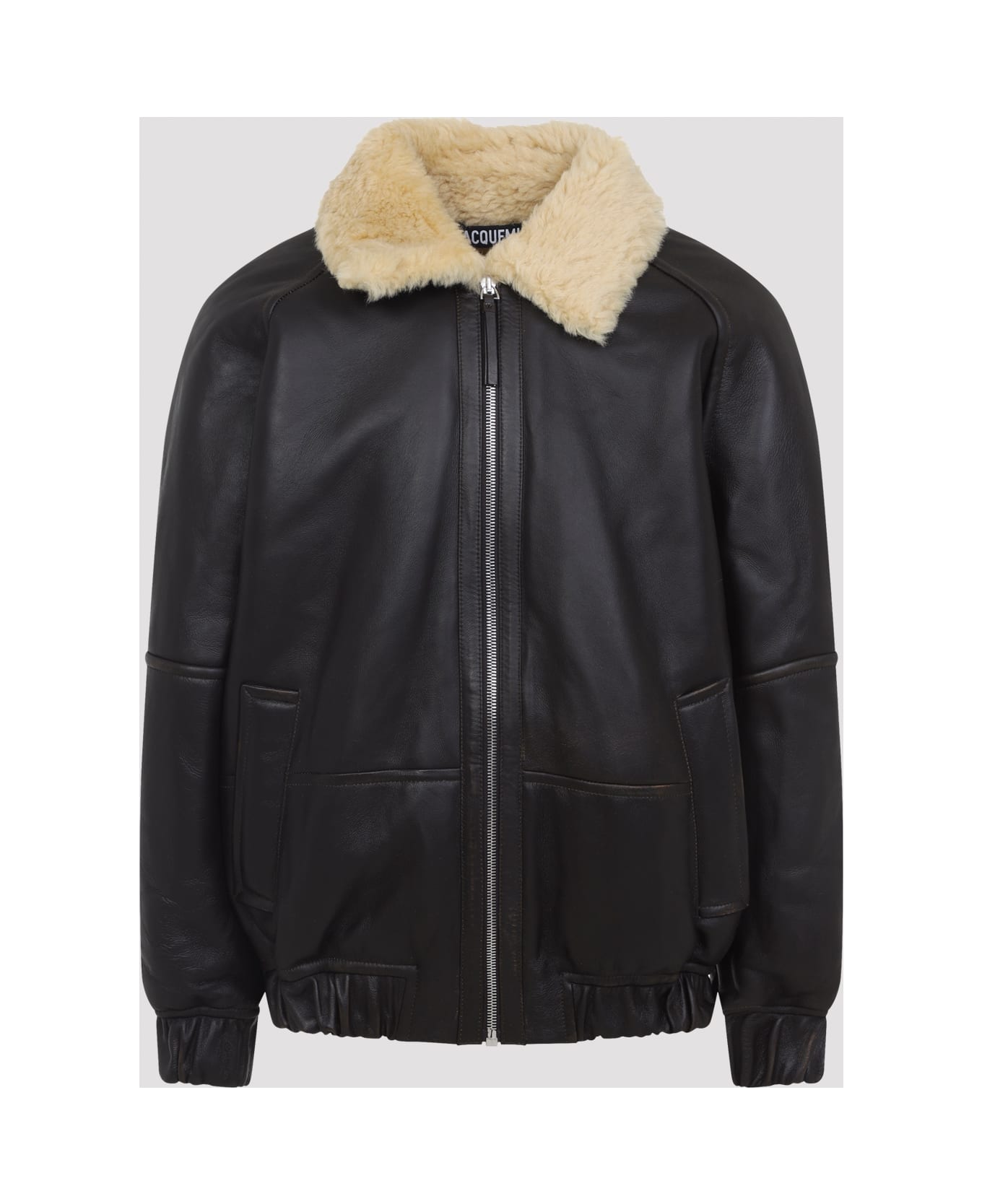 Jacquemus Bombardier Jacket - Dark Brown