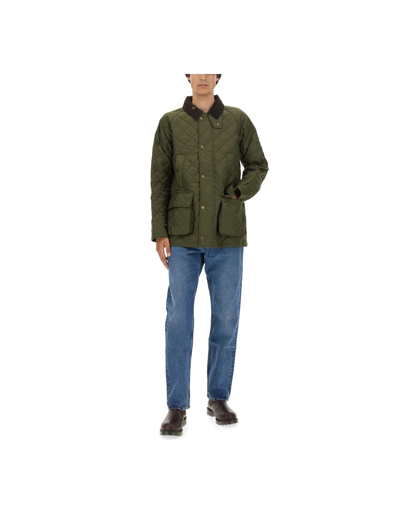 Barbour Quilted Jacket "ashby" - GREEN