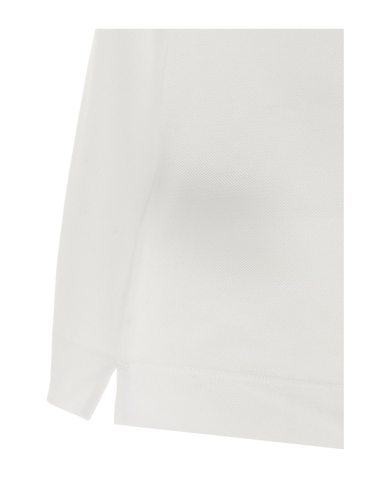 Zegna Piqué Polo Shirt - White