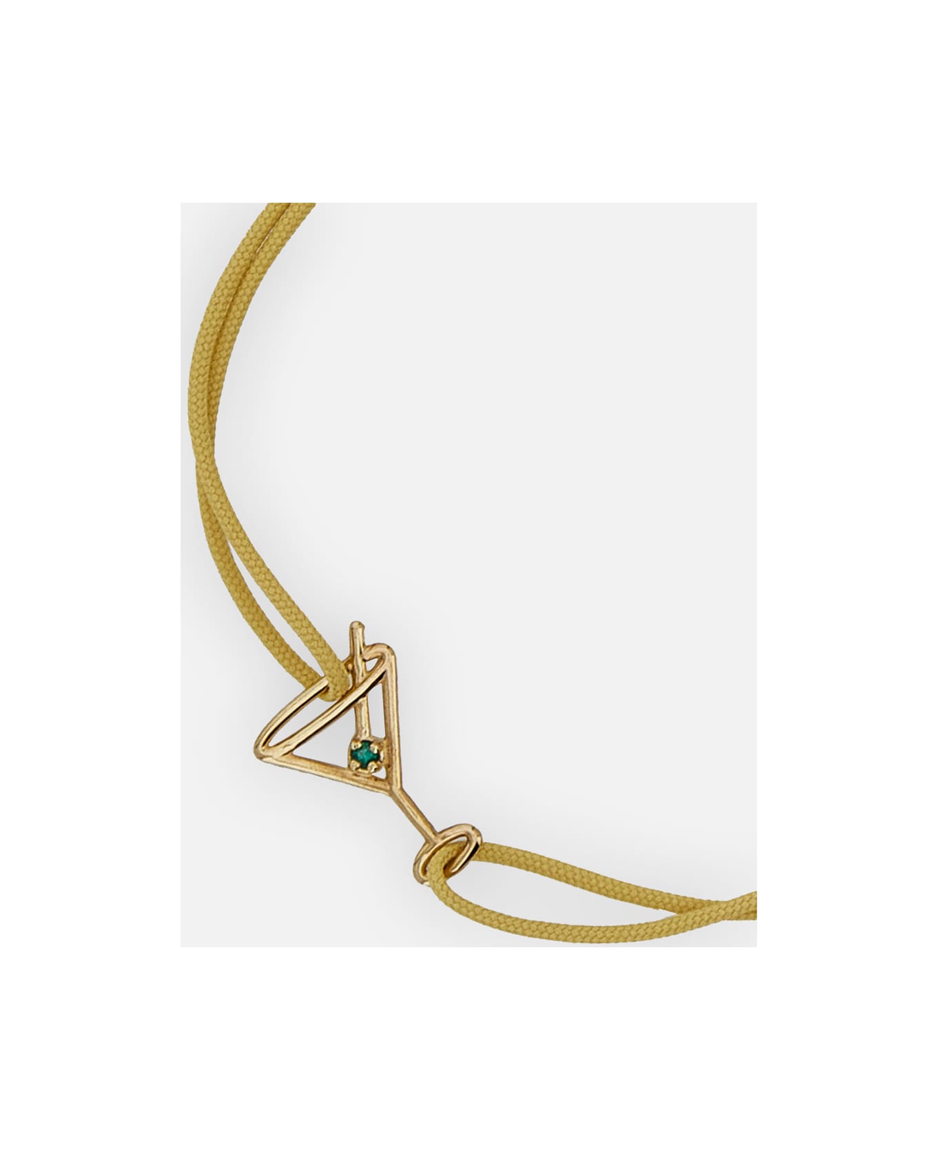 Aliita Martini Esmeralda Cord Bracelet - Yellow