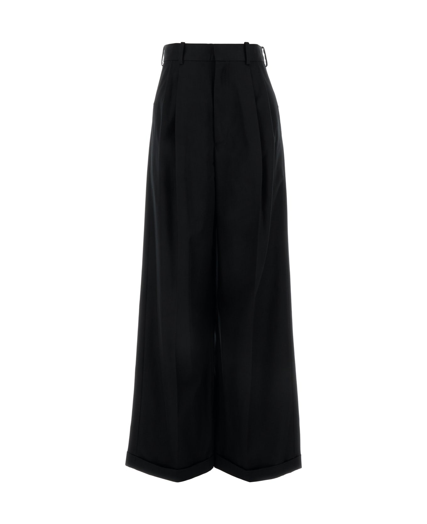 Loewe Pleated Trousers - BLACK