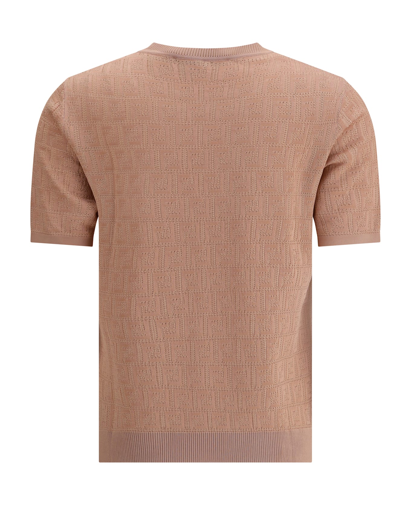 Fendi Knit T-shirt - Sau Pink Salt