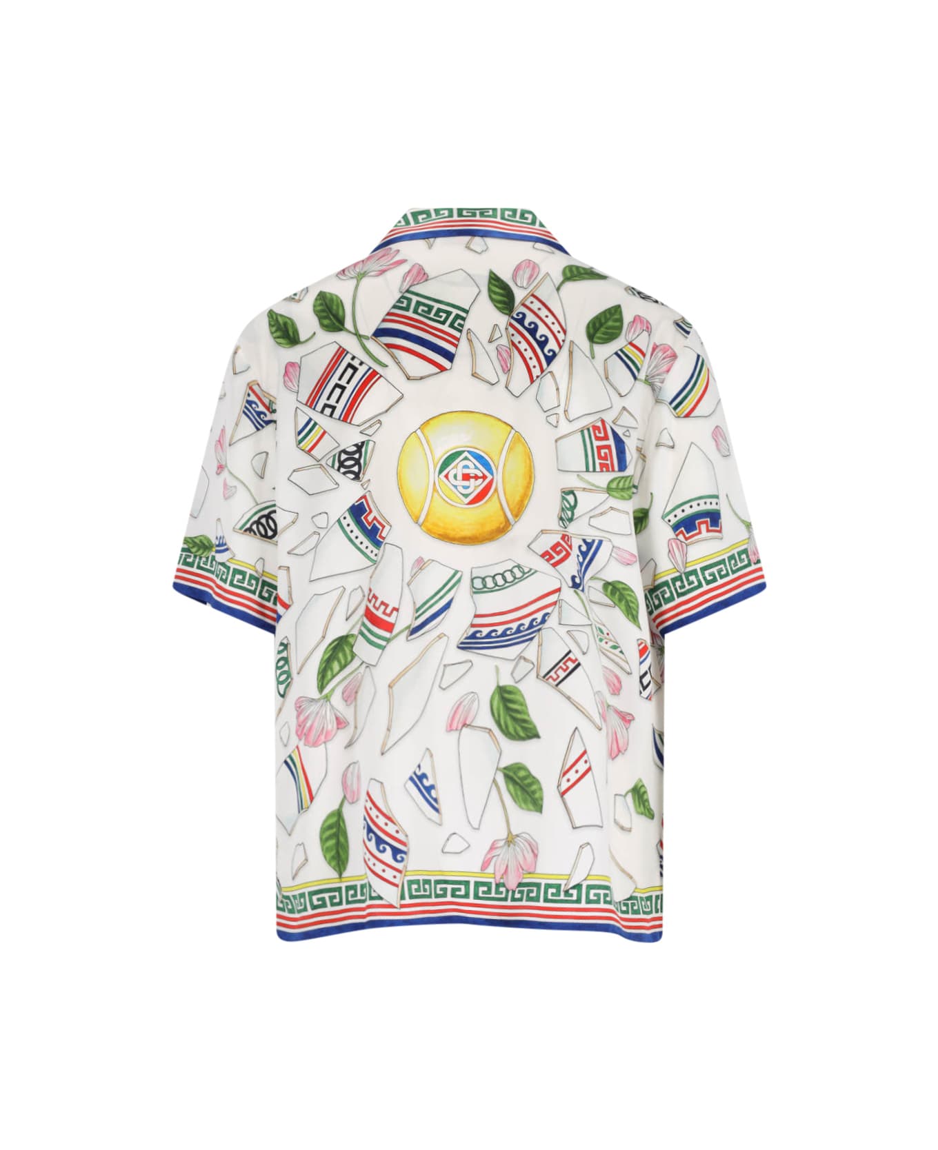 Casablanca 
le Vase Brise
 Silk Shirt - Multicolor