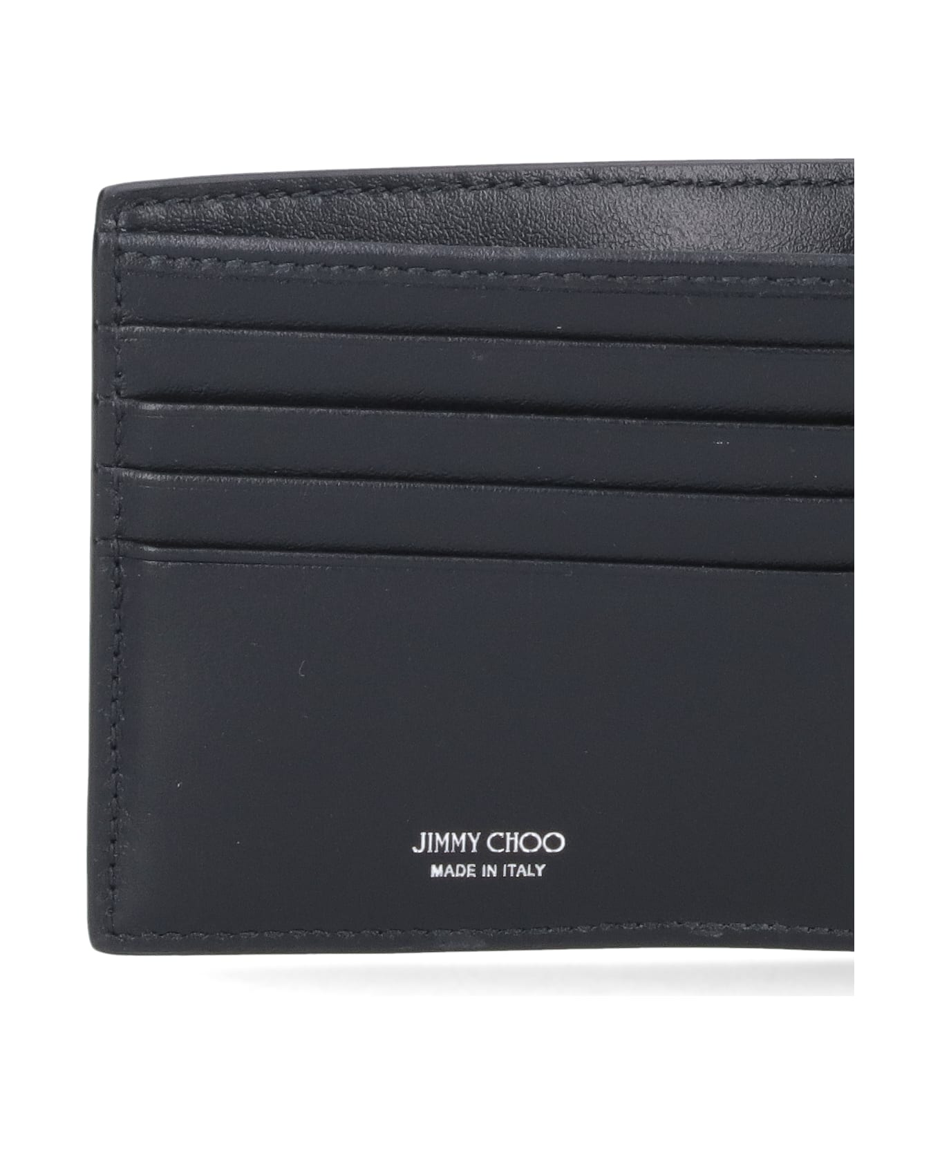 Jimmy Choo Luka Bi-fold Wallet - Black  